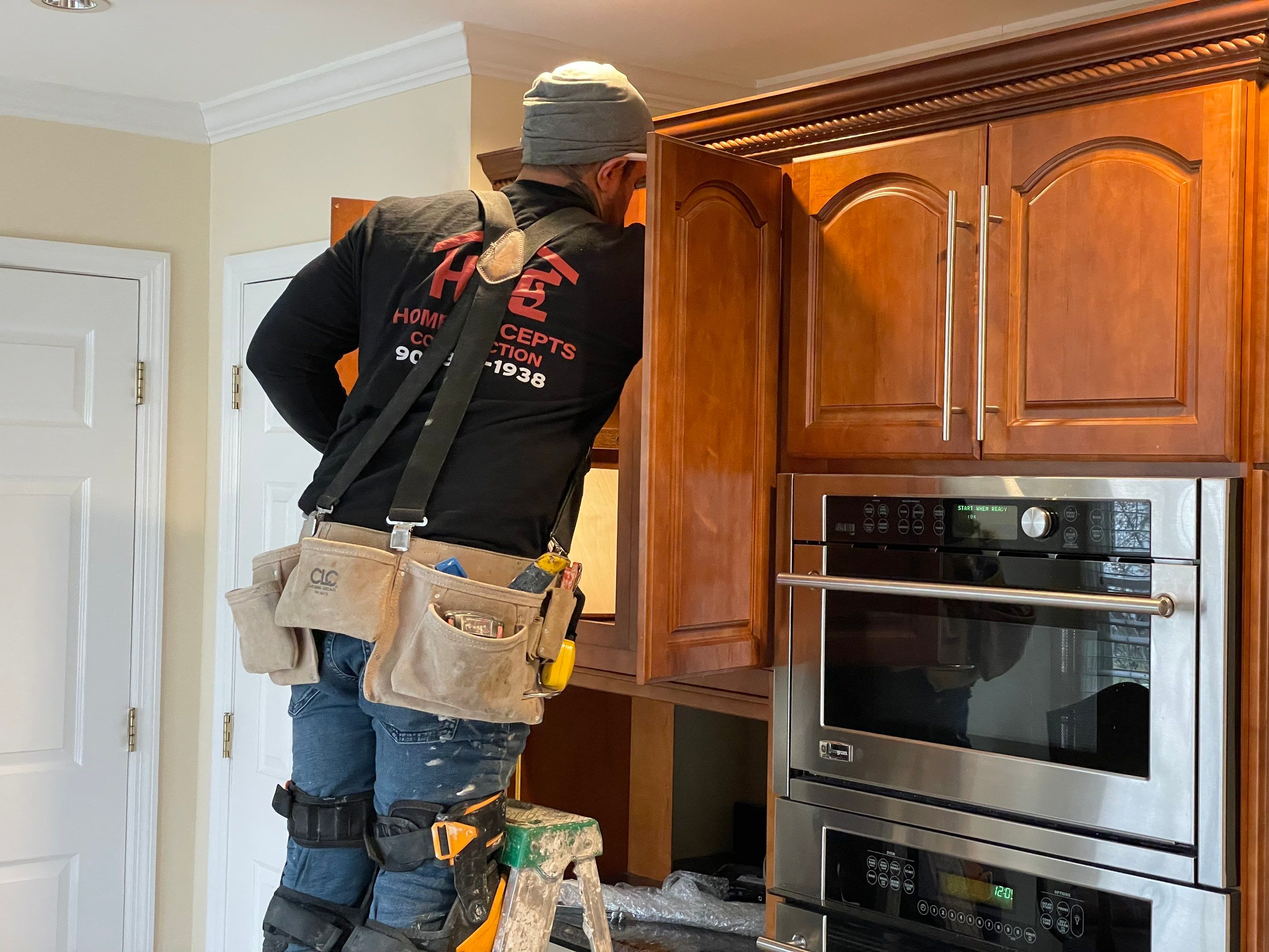 Bathroom Remodel using Tile by Home Concepts Construction