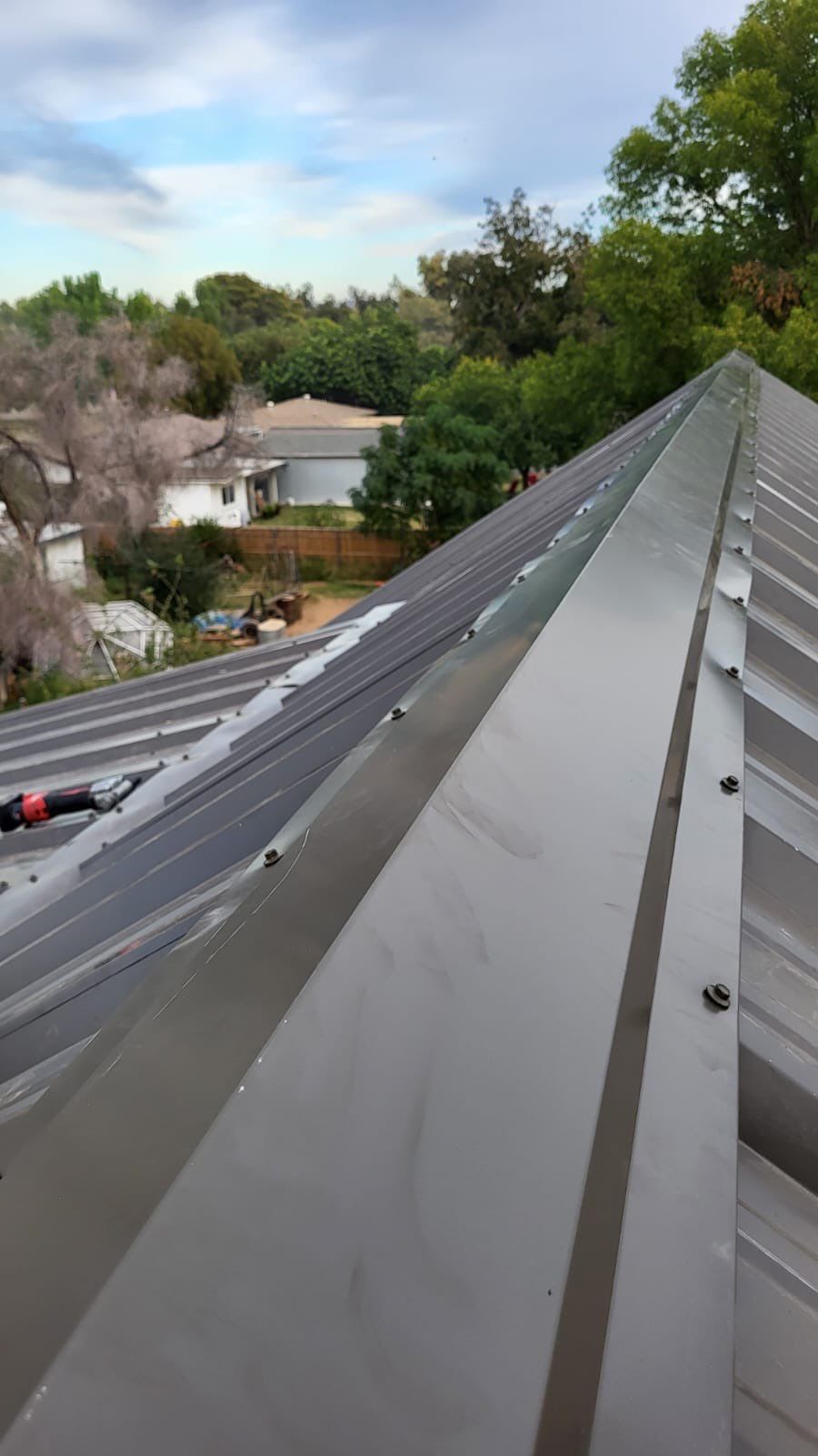 Ash Gray Exposed Fastener  by Reimagine Roofing