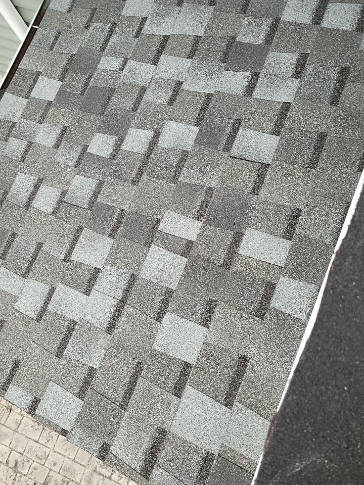 ATLAS PINNACLE COLOR: COASTAL GRANITE DRIP EDGE: WHITE by Eagle Eye Roofing