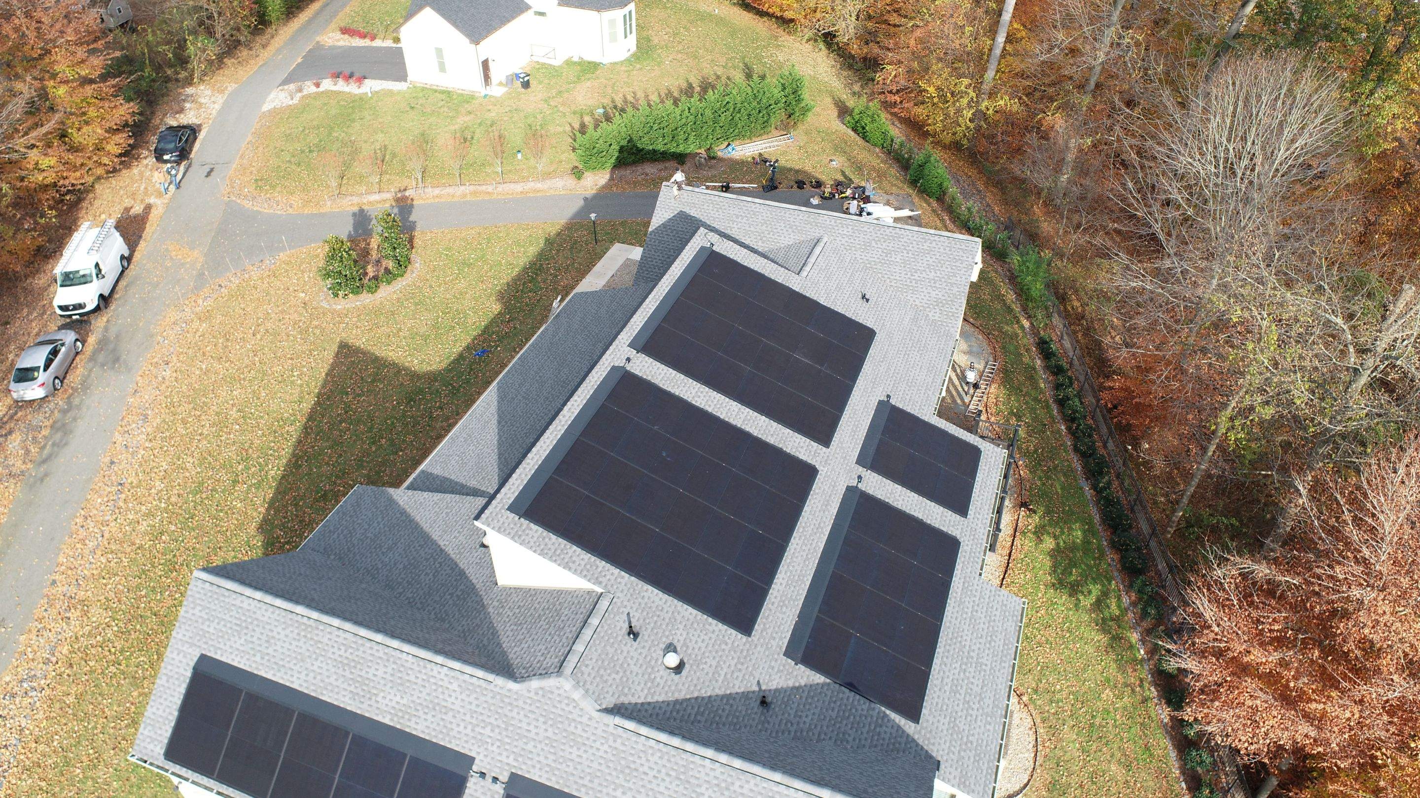 Solar Roof using GAF Decotech integrated panels by American Home Contractors