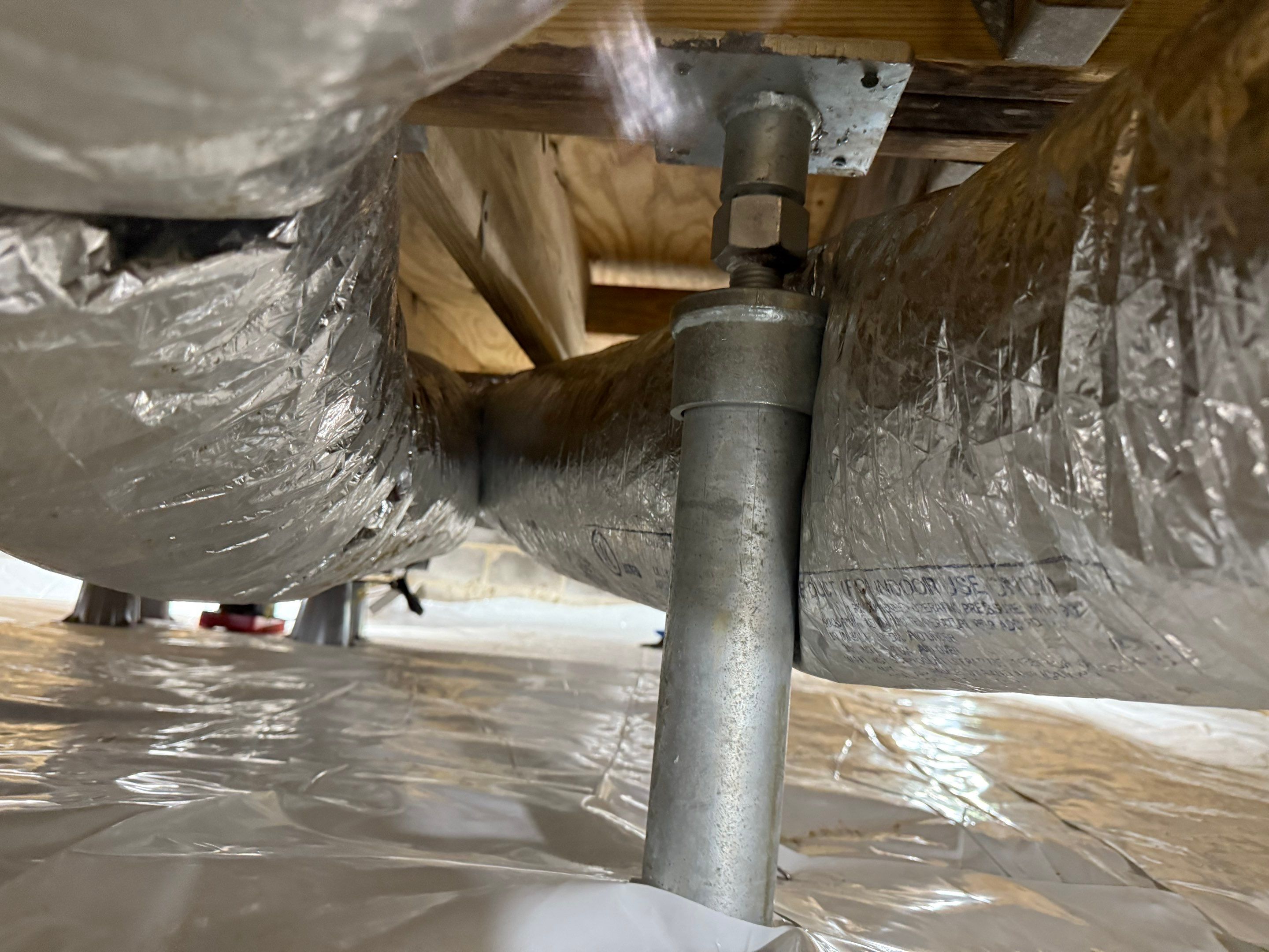 Project in Carrsville by Patriot Crawl Space Repairs