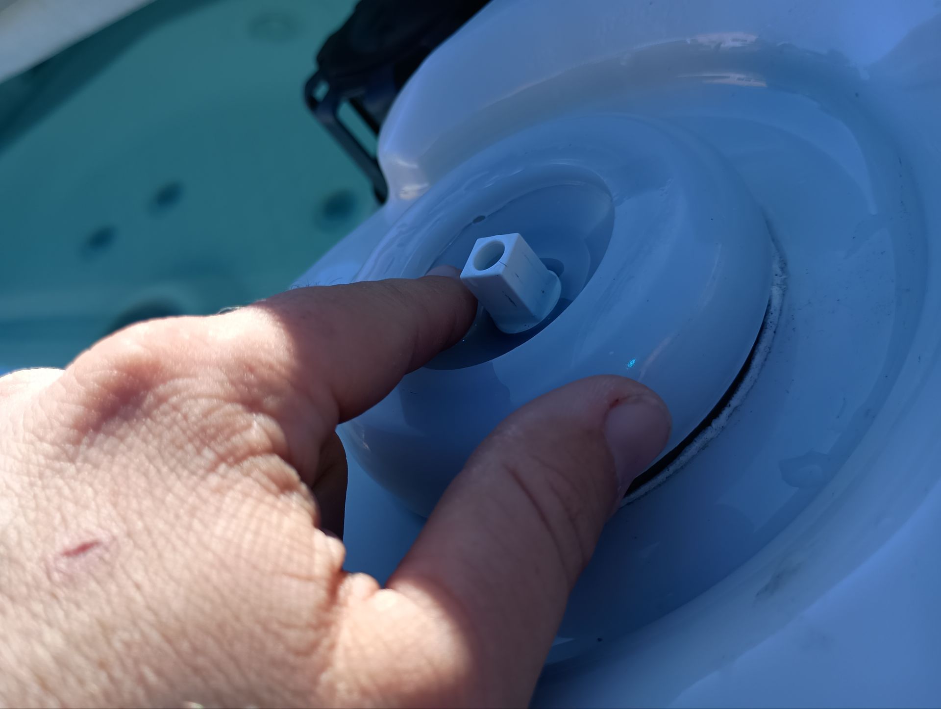 New diverter with new gaskets in San Diego by Action Spa Repair LLC