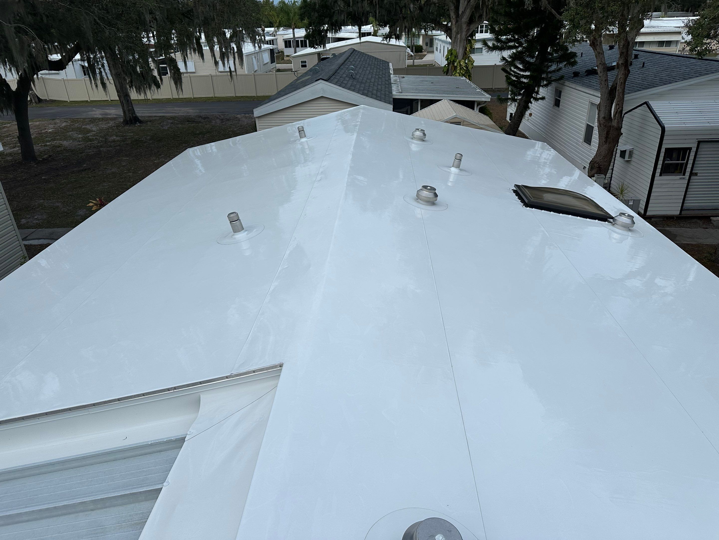 TPO Membrane & Metal Roof Cleaning in Fisherman’s Cove RV Park, Terra Ceia, FL | Sunshine AquaWash by Sunshine AquaWash