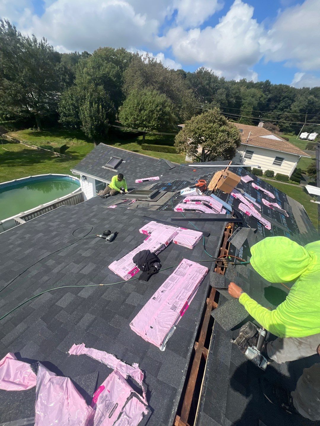 Onyx Black Shingles by Reimagine Roofing
