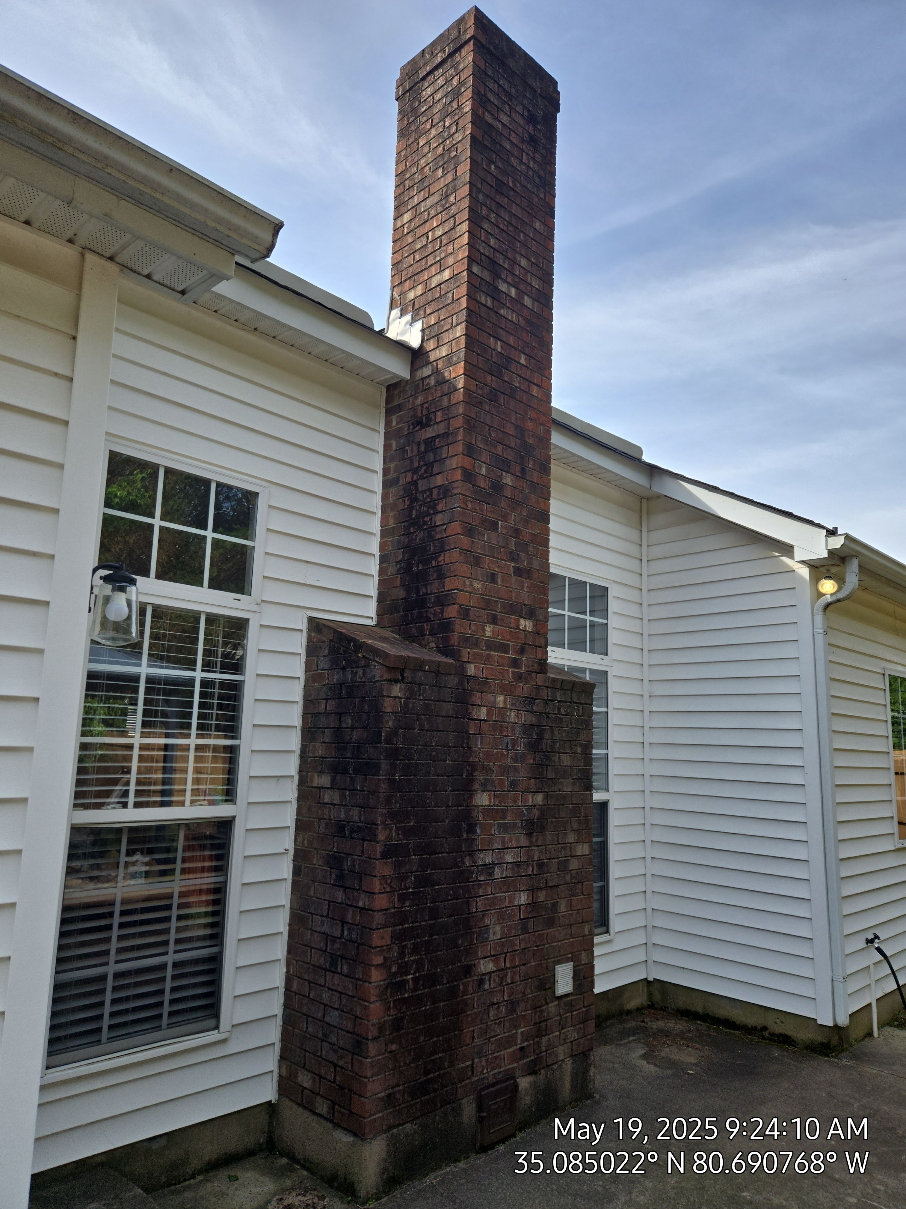 House Wash using cleaner by Power Wash Masters LLC