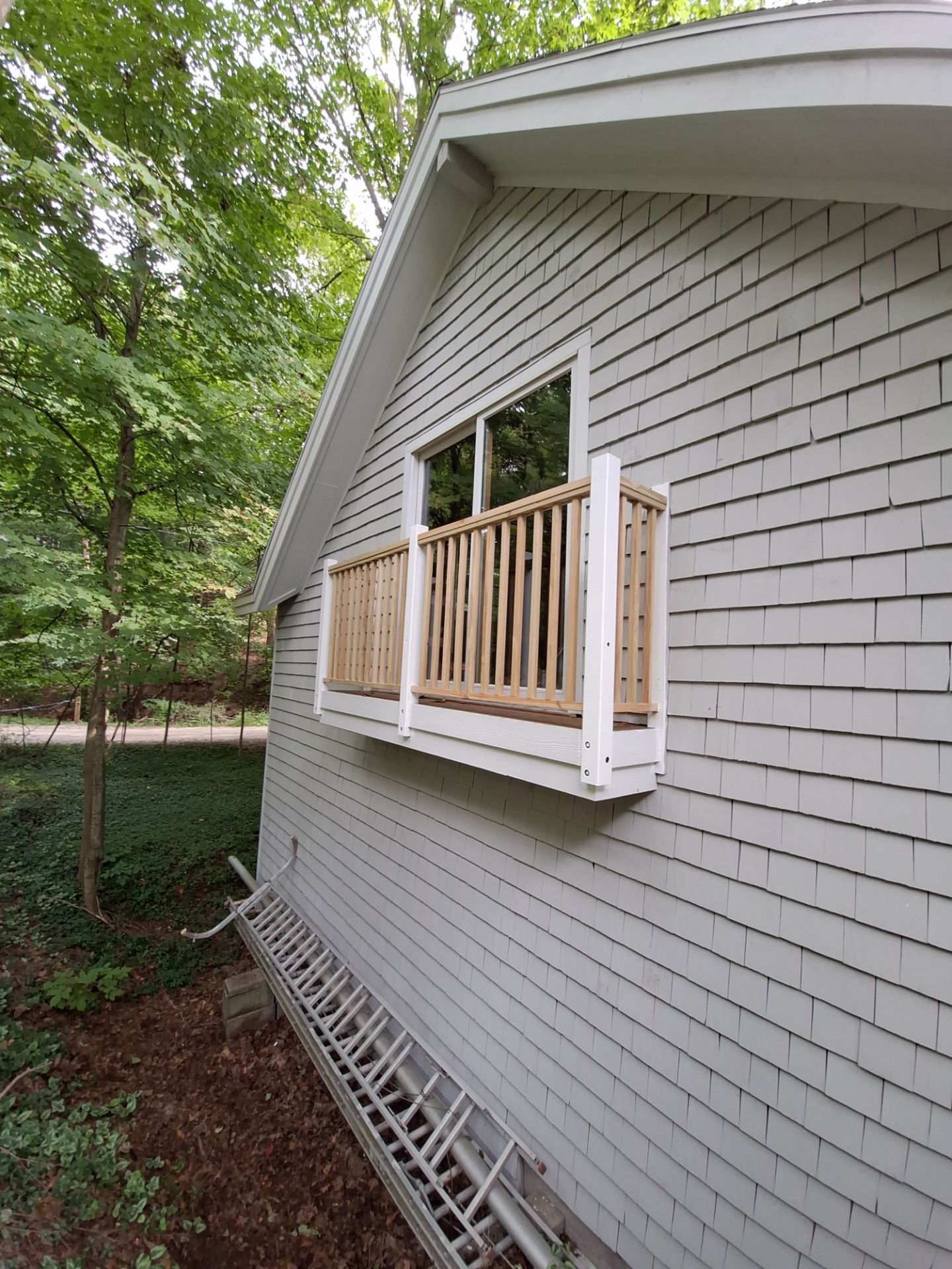 Lakefront Deck Pressure Washing, Exterior Wood Staining, and Painting in West Olive MI by Gordon Painting