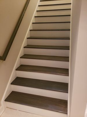 Stair Transformation: From Prefab to Perfect!