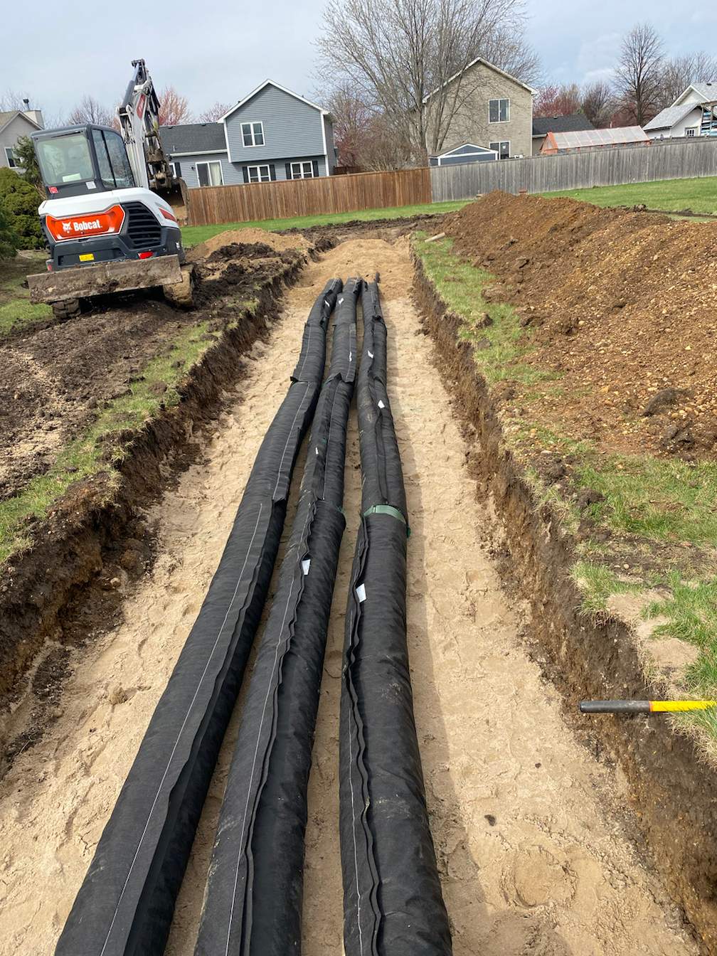AES Prseby Mound System Installation using IM 1060 Plastic Tank by Allied Water Services