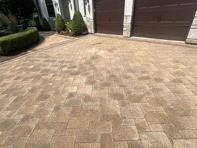 Brick paver clean, sand and seal.  using Surebond SB-1300