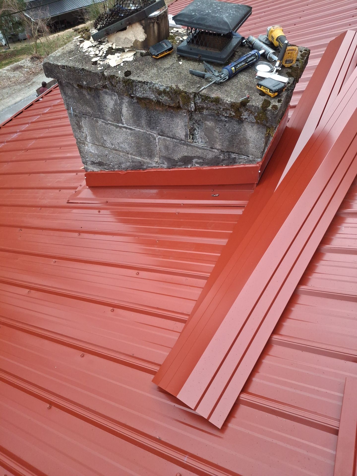 Residential Roofing Installation using Metal by Rainstoppers Roofing