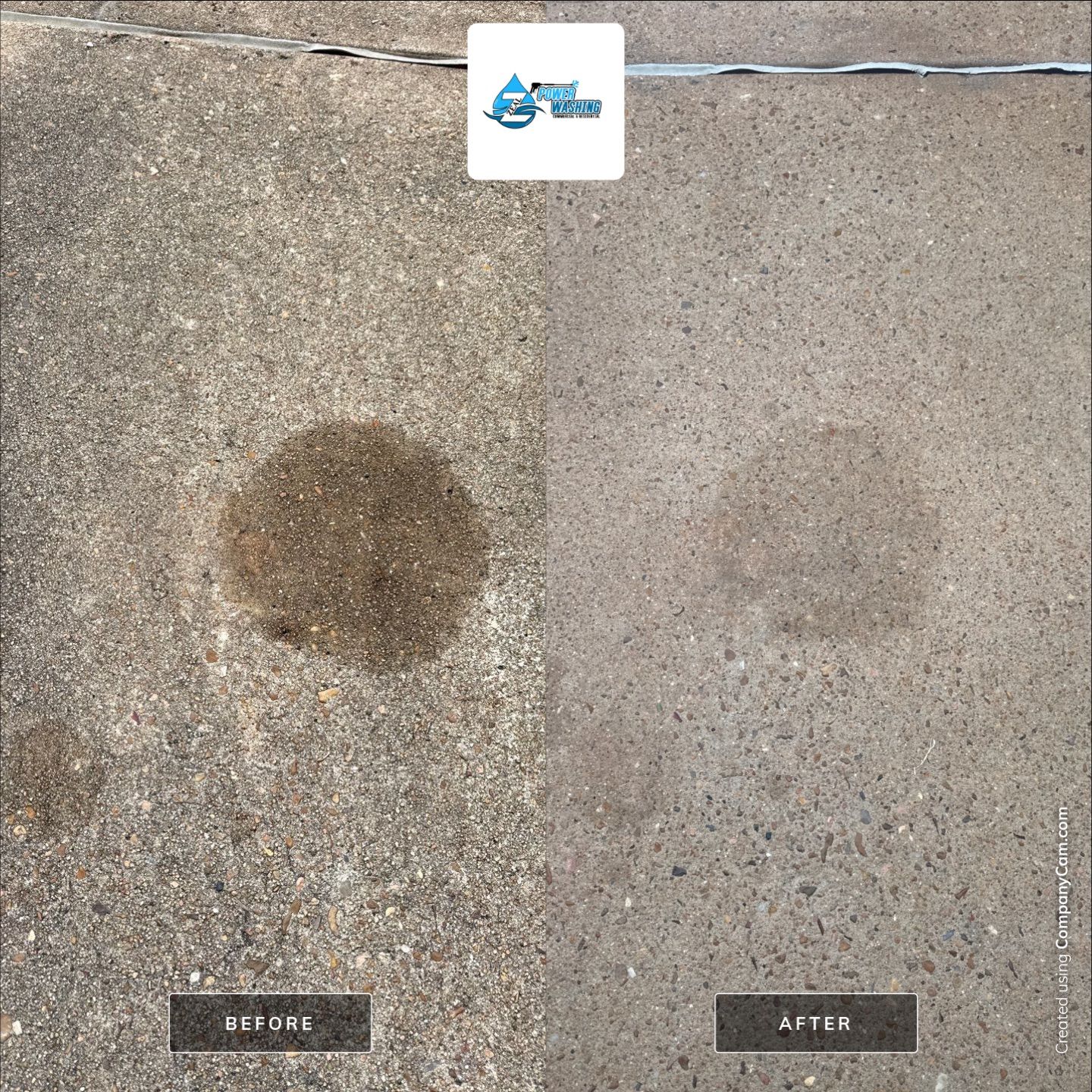 Oil stain where ? by Zeal Power Washing