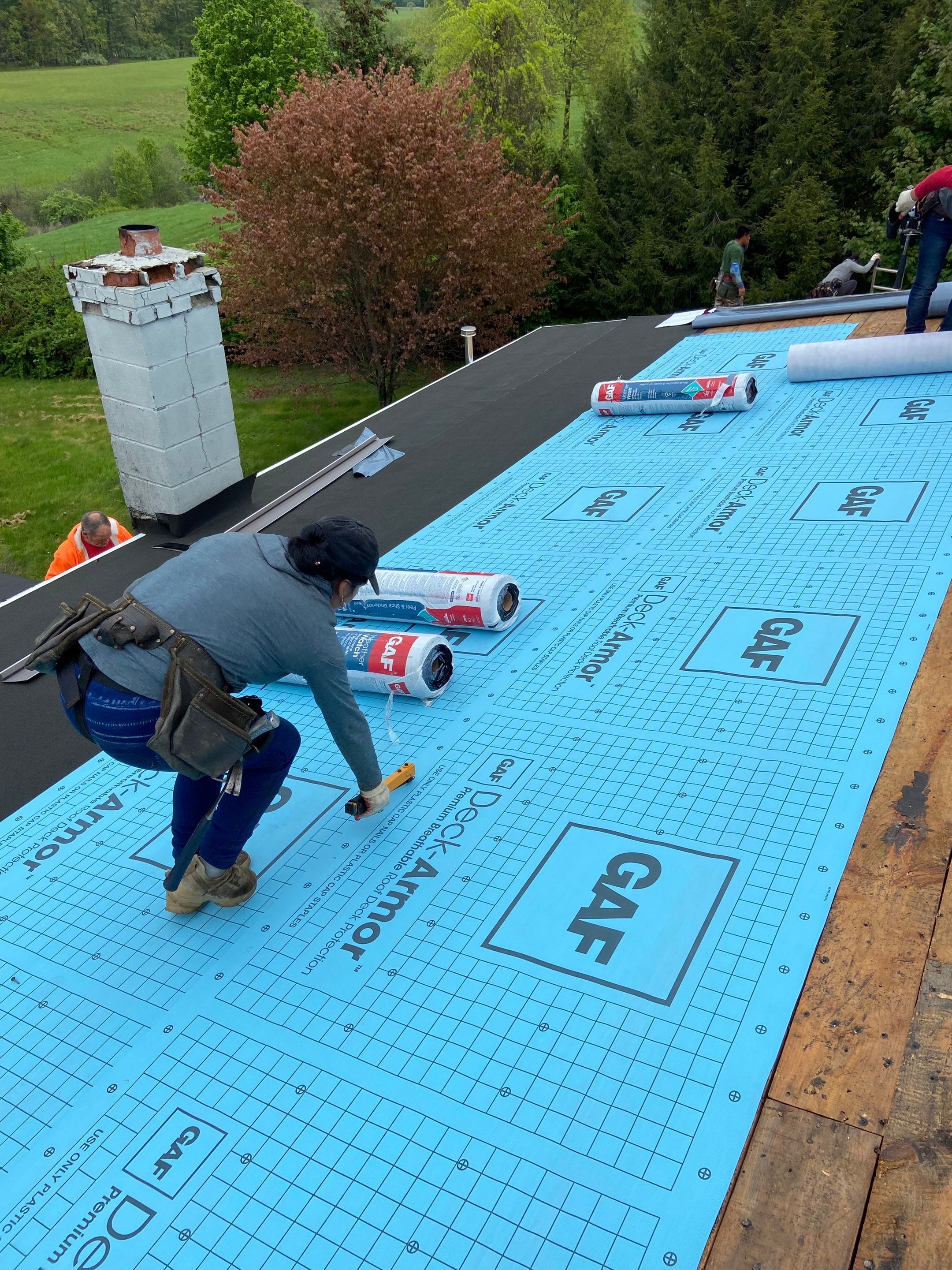 Residential Roofing Installation using GAF Timberline HDZ by Sensible Home Solutions