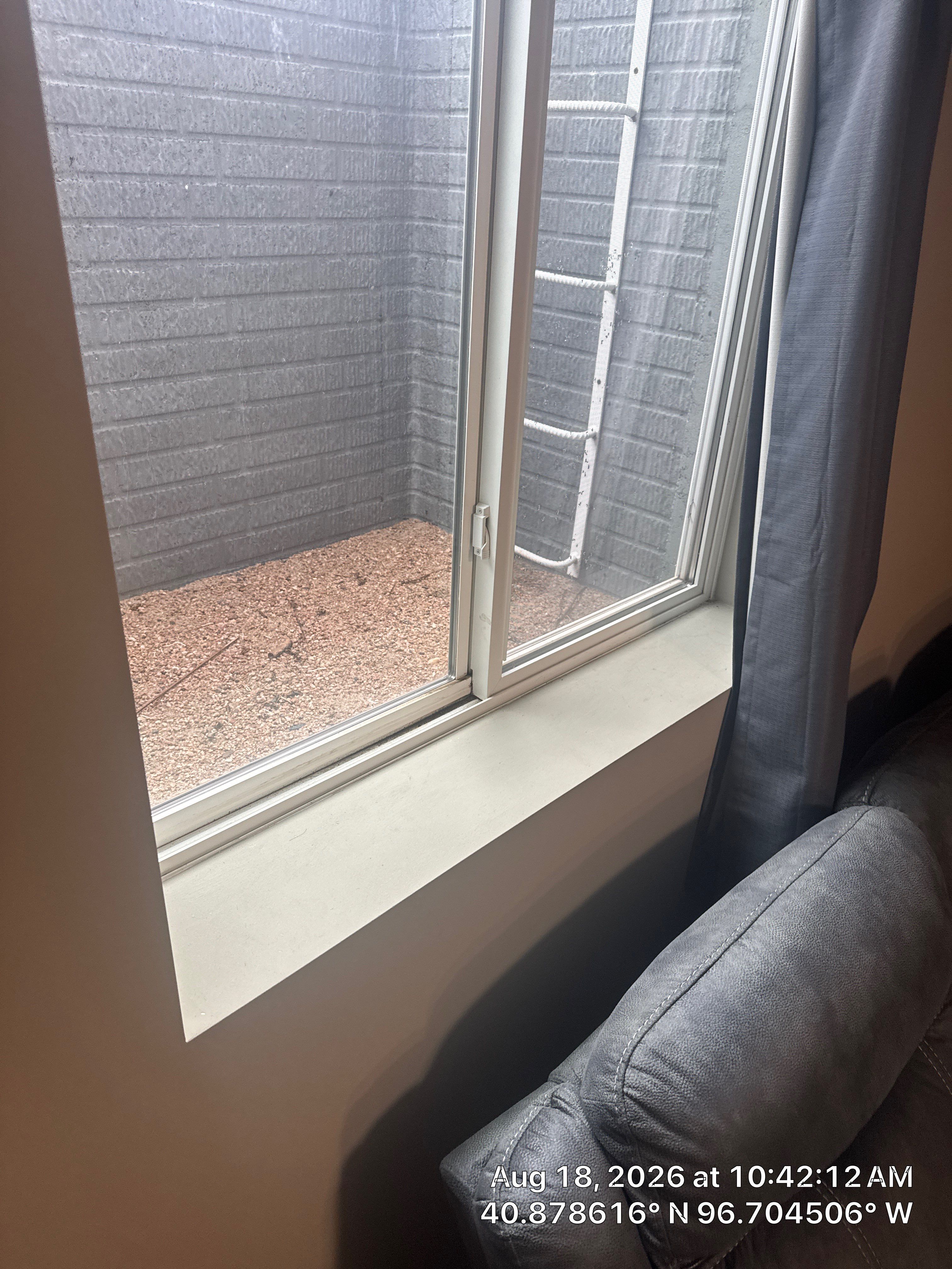 Basement Egress Window and Safety Ladder Installation in Lincoln by CompanyCam Sales Demo