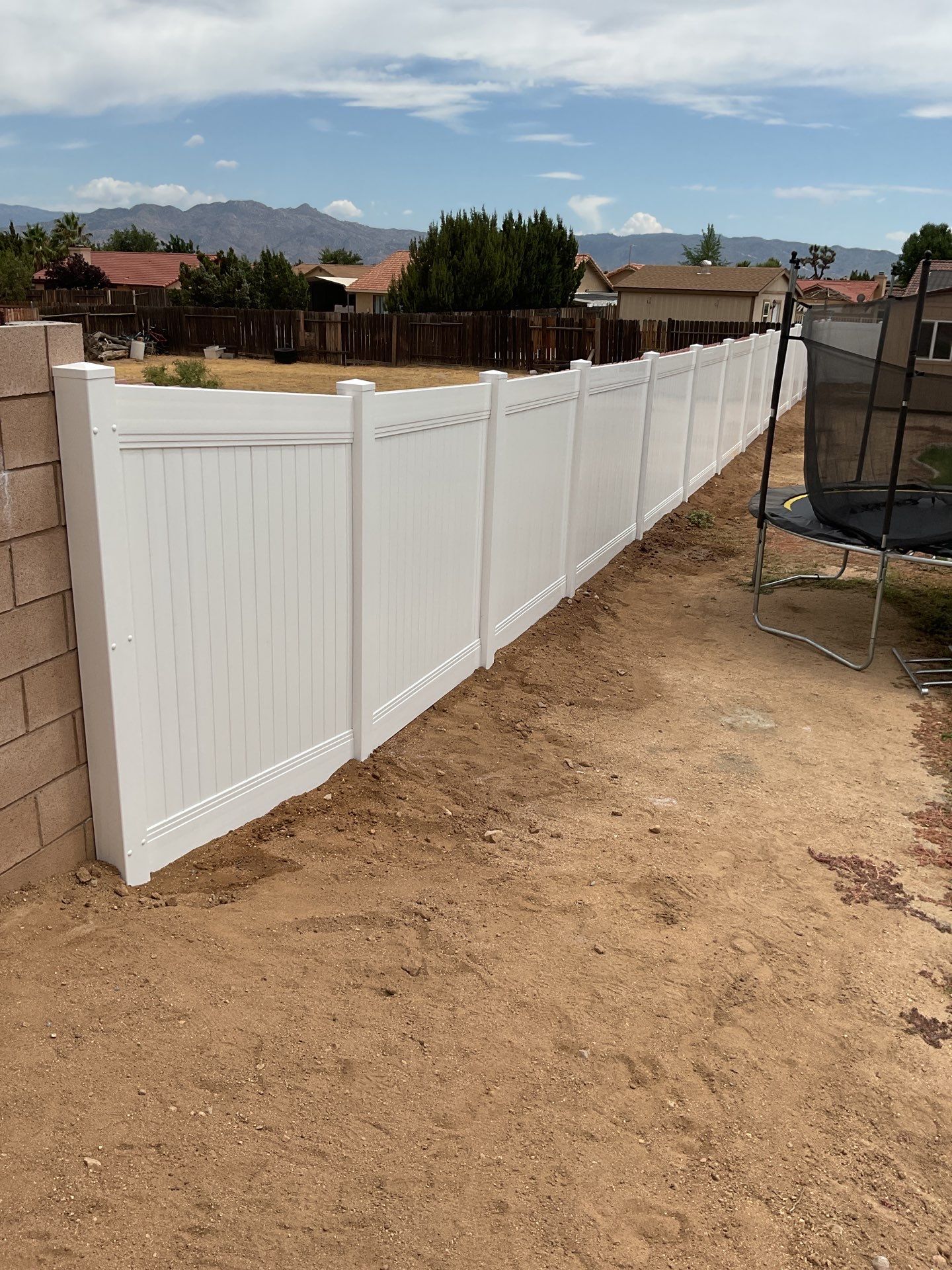 Fence Installation using Vinyl by Fence Guys Inc.