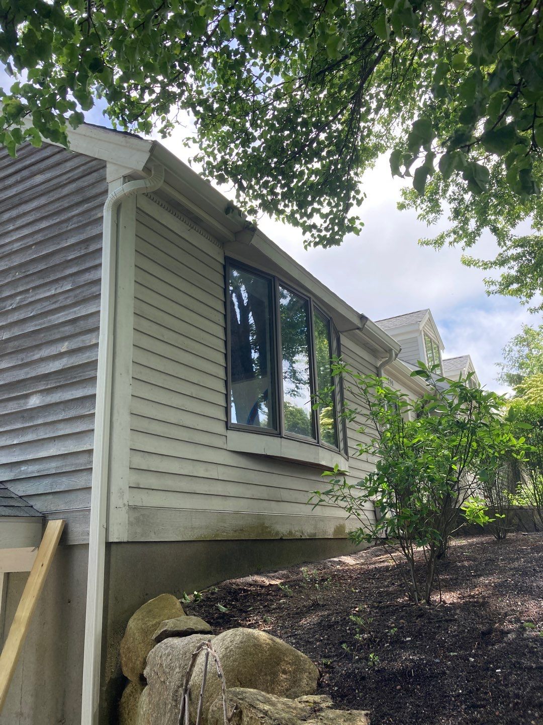 6" Leaf Relief K-Style Gutter installation in Eastham, Ma by Gutter Pro Enterprises