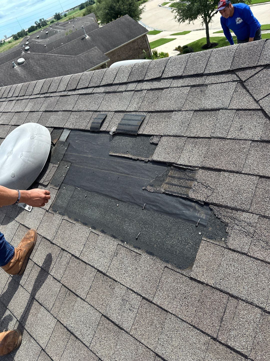 Hail Damage using Owen's Corning Duration (Lifetime) Shingles by Roof Repair Company