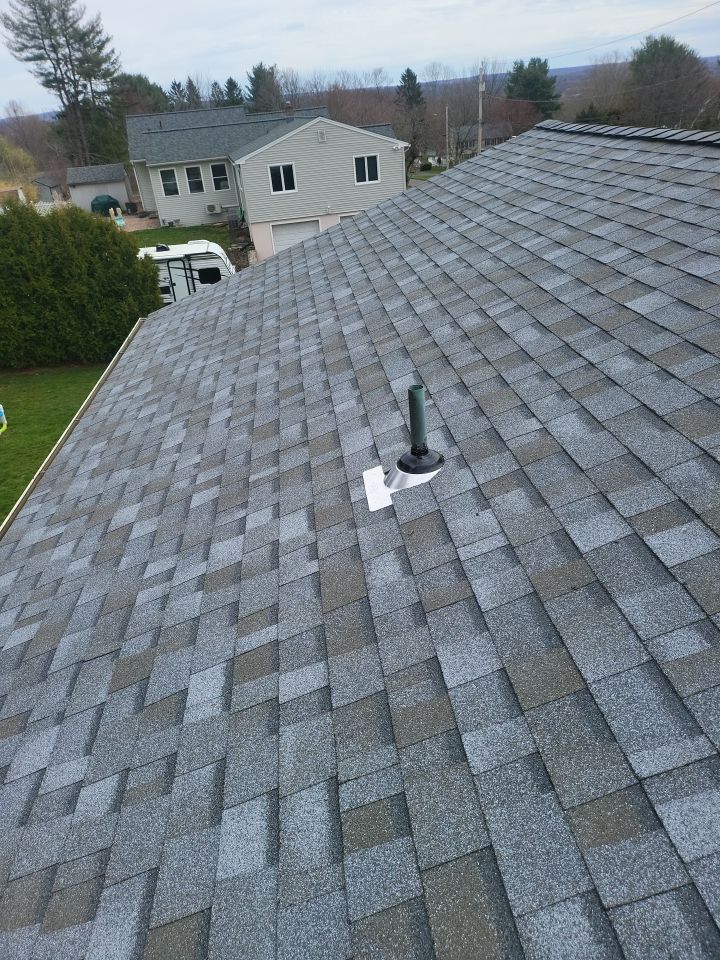 Residential Roofing Installation using Residential Roofing Installation using Owens Corning TruDefinition Duration - Quarry Gray & Sterling Gray Mainstreet siding by A Plus Exterior