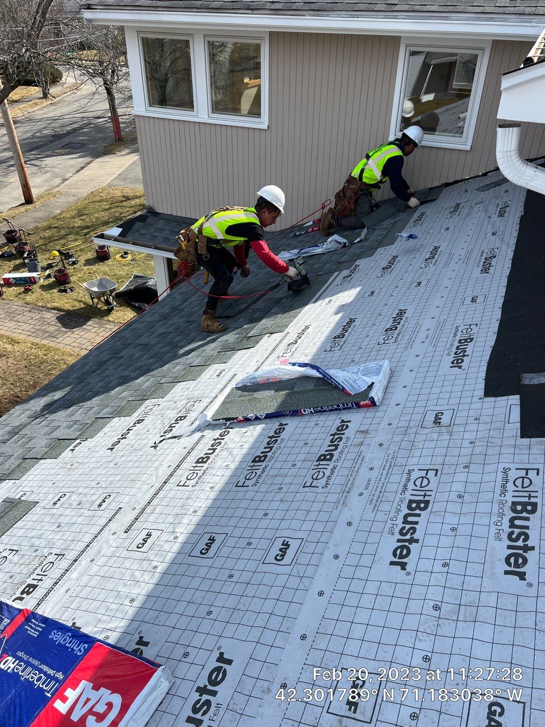 Residential Roofing Installation using GAF Timberline HDZ  by Loyalty Exterior Solutions 