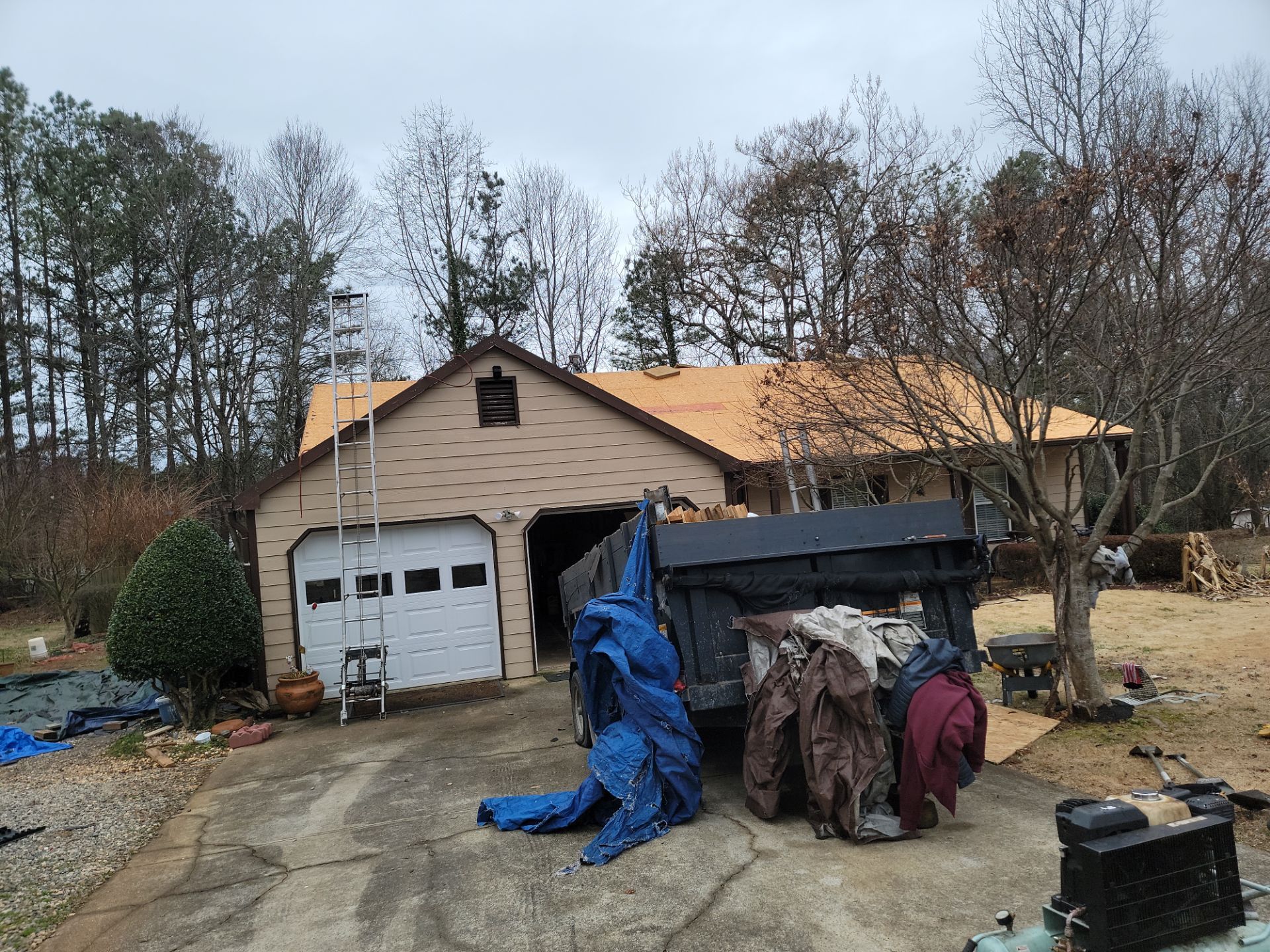 Residential Roofing Installation using Owens Corning by Inspector Roofing and Restoration