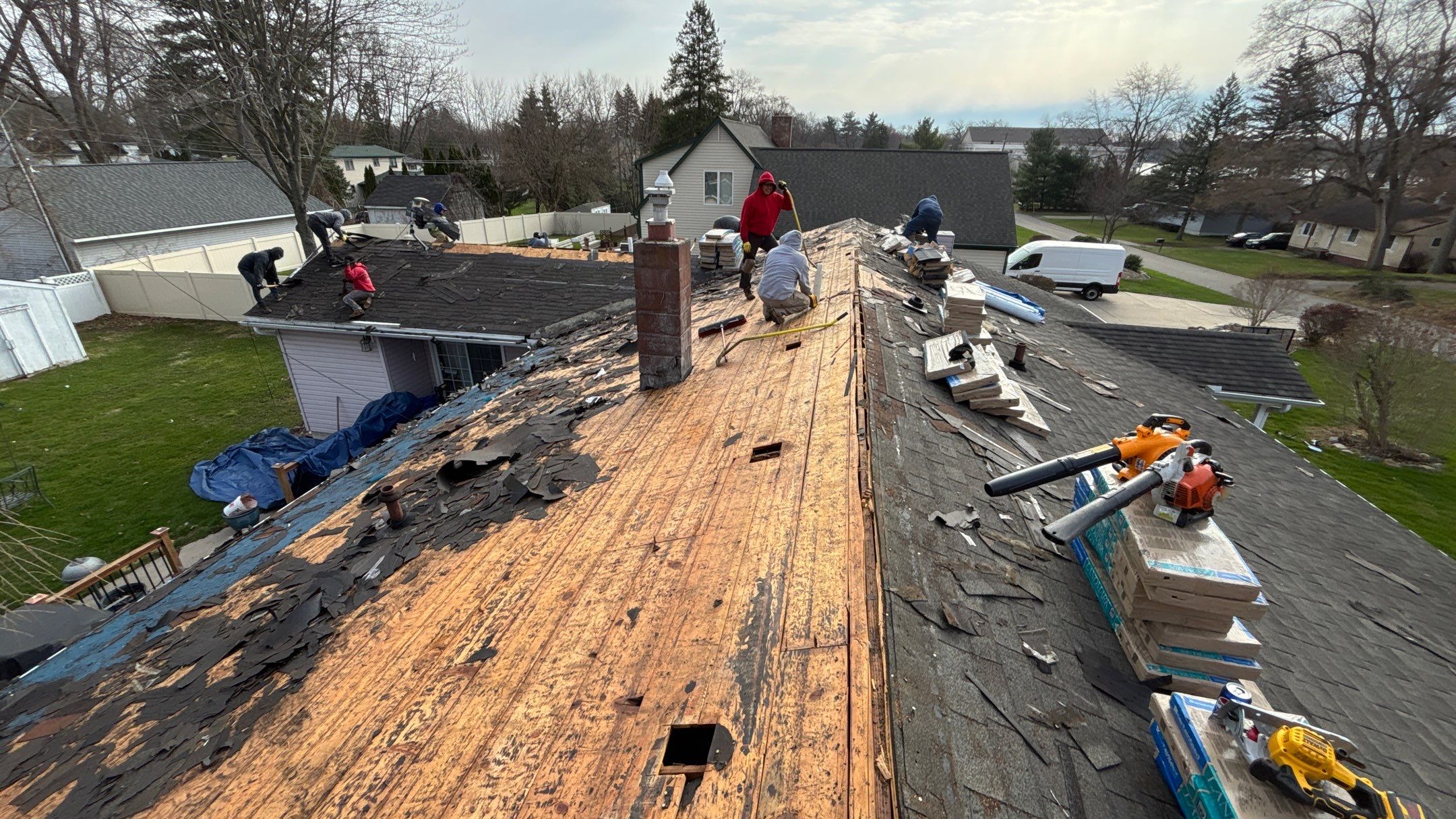 Roof Replacement using CertainTeed Landmark Pewter by 180 Contractors