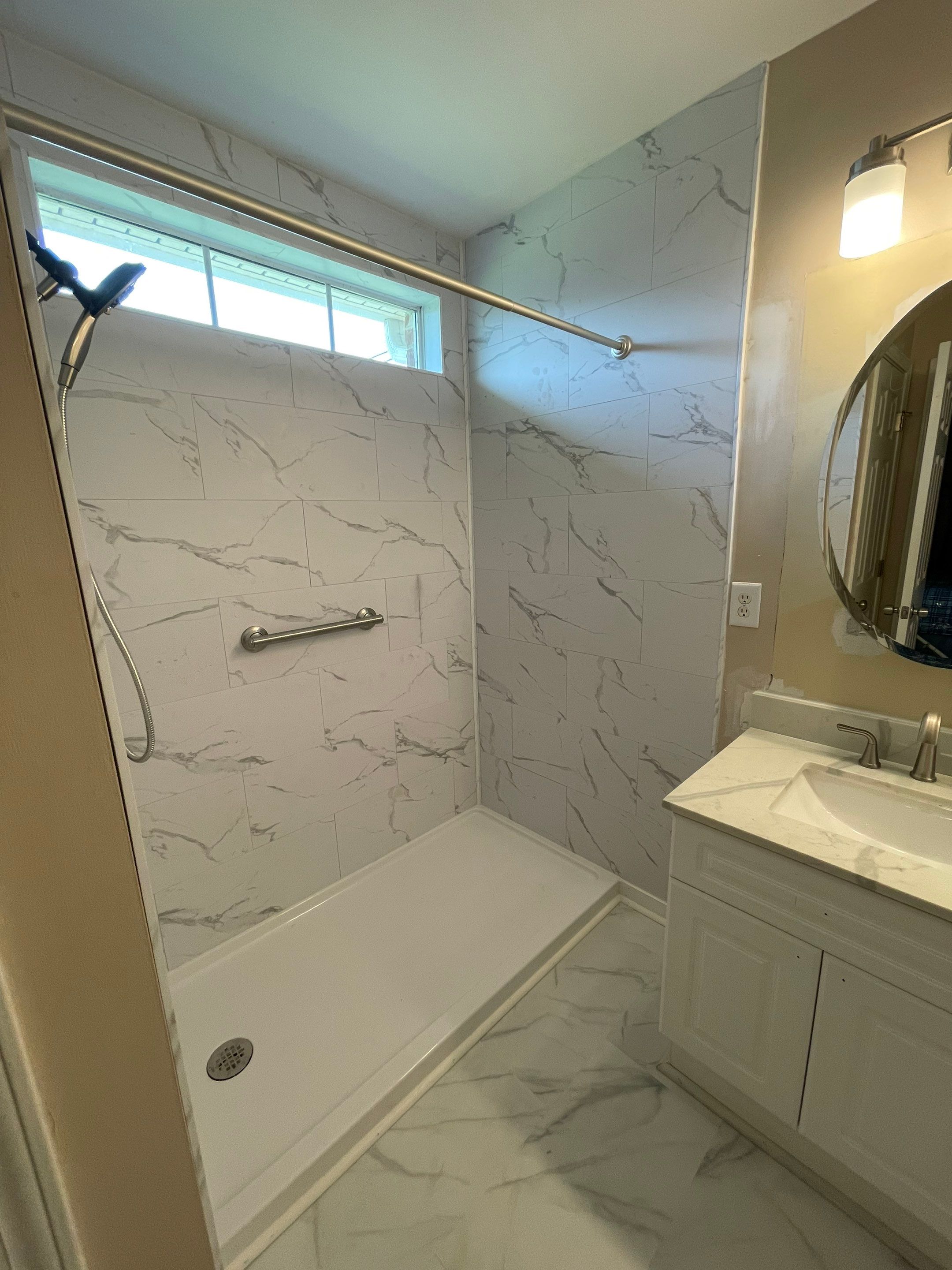 Hickory Point - Bathroom Update by Pillar and Pine