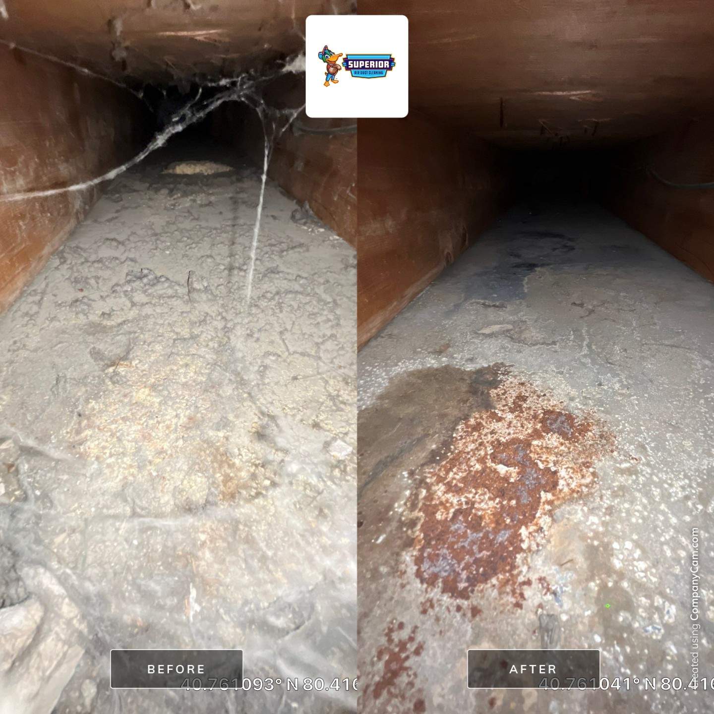 Air Duct Cleaning With a Vacuum Truck in Beaver Falls, PA by Superior Air Duct Cleaning