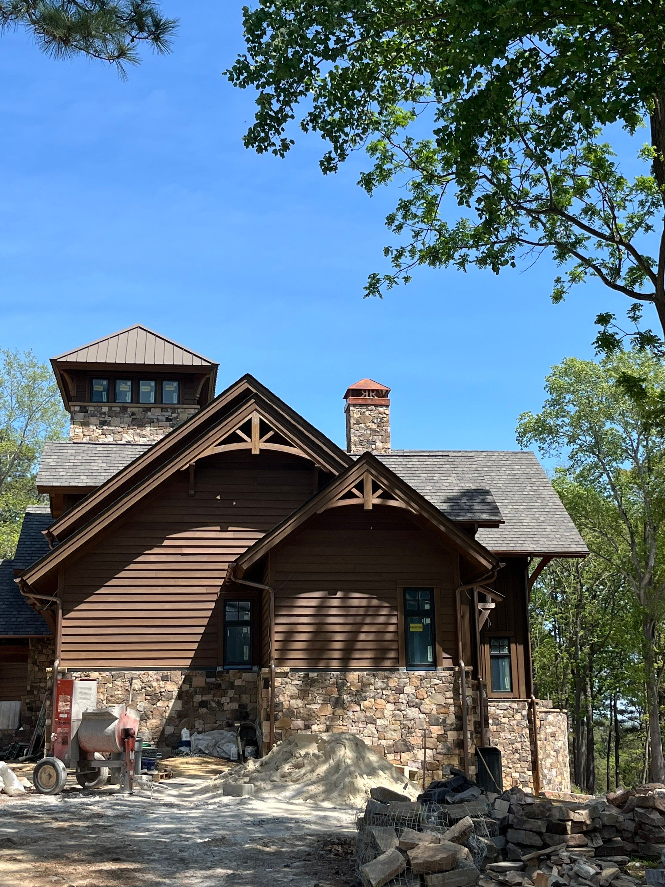Custom Chimney Caps - Copper Hip & Ridge by Premier Chimney and Roofing