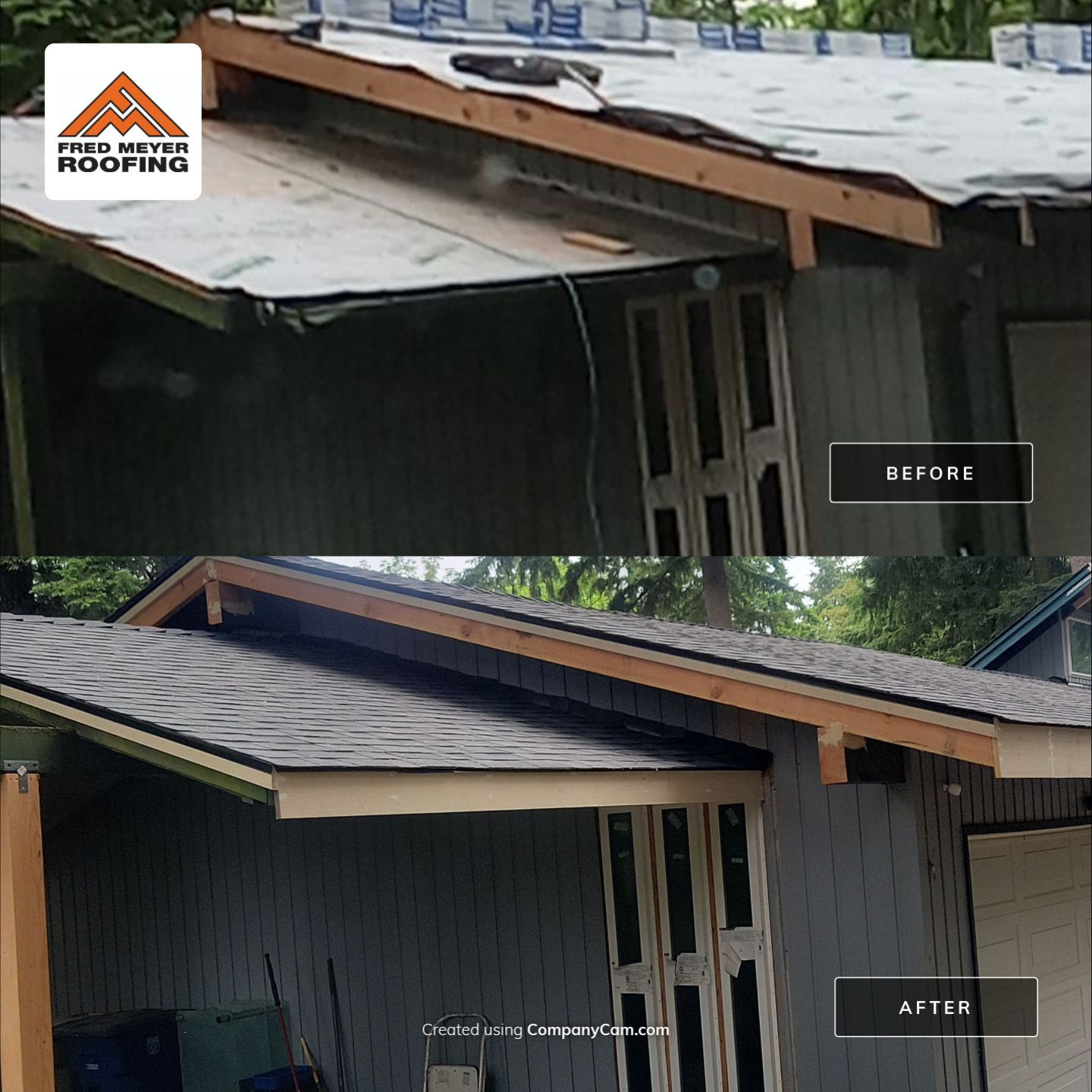 Roofing Project in Kent by Fred Meyer Roofing