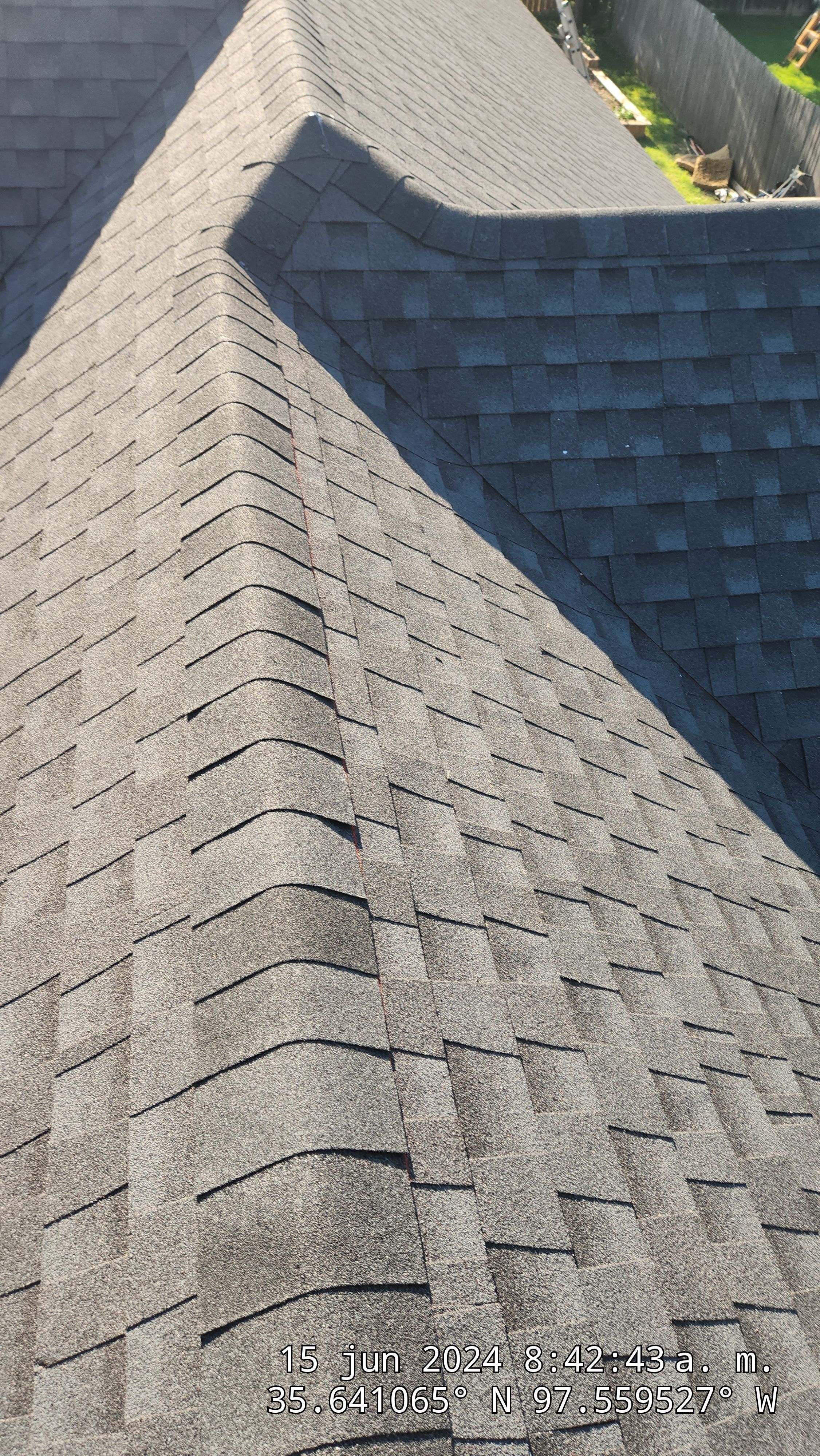 Reroof using GAF HDZ in Charcoal by Castillo Roofing