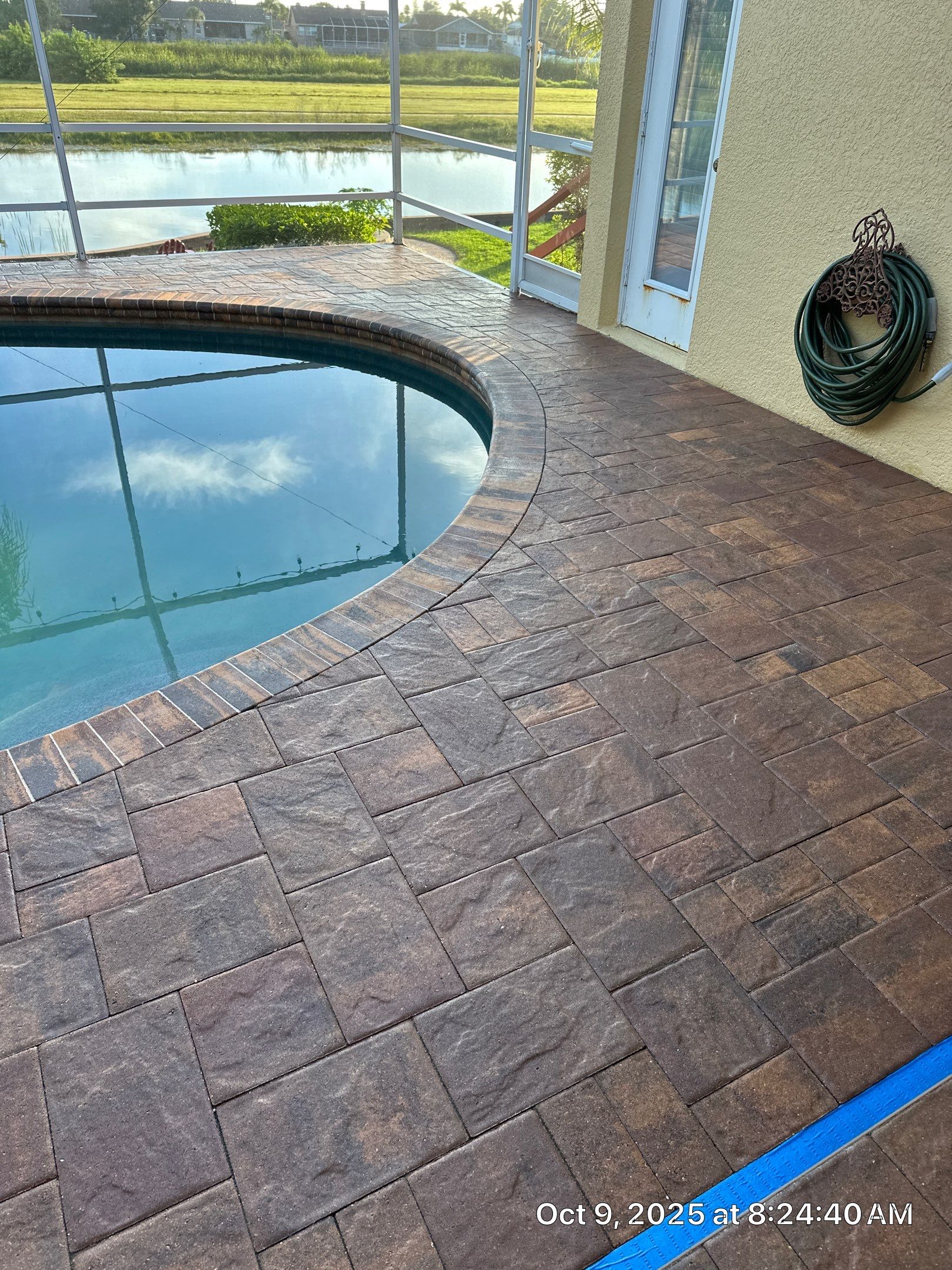 Driveway and Pool Deck Paver Restoration in Apollo Beach by Supreme Paver Experts