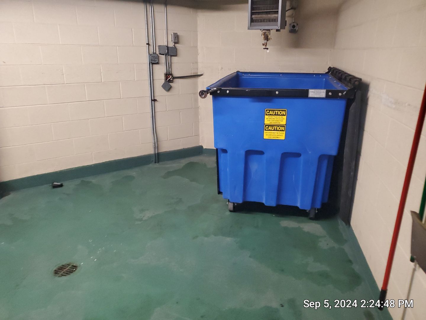 Parking Garage Sweeping & Concrete Deep Cleaning by Northern Power Washing LLC.