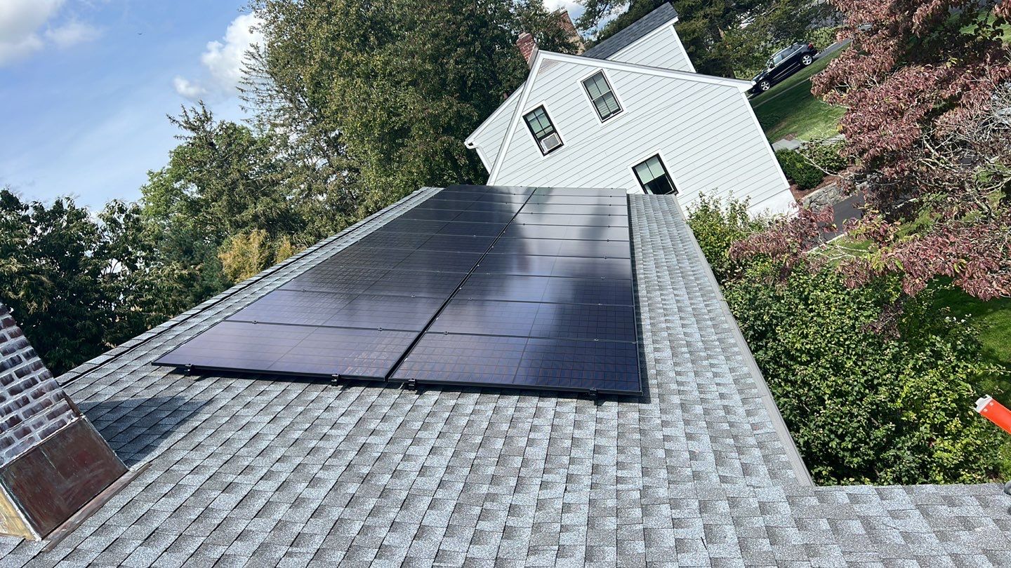 Solar Panel Installation with outlet box by Infinity Solar Systems