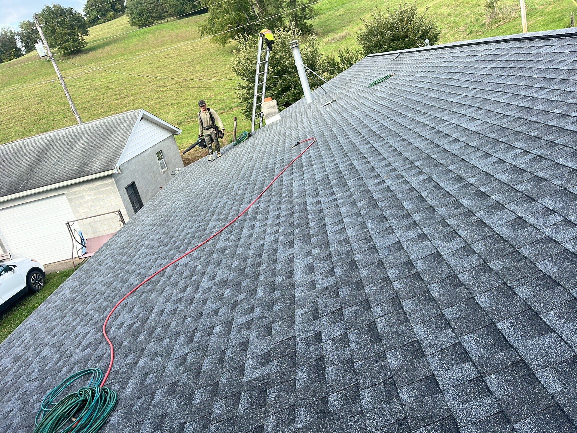 Residential Roofing Installation using GAF Timberline HDZ, Pewter Gray by Rainstoppers Roofing