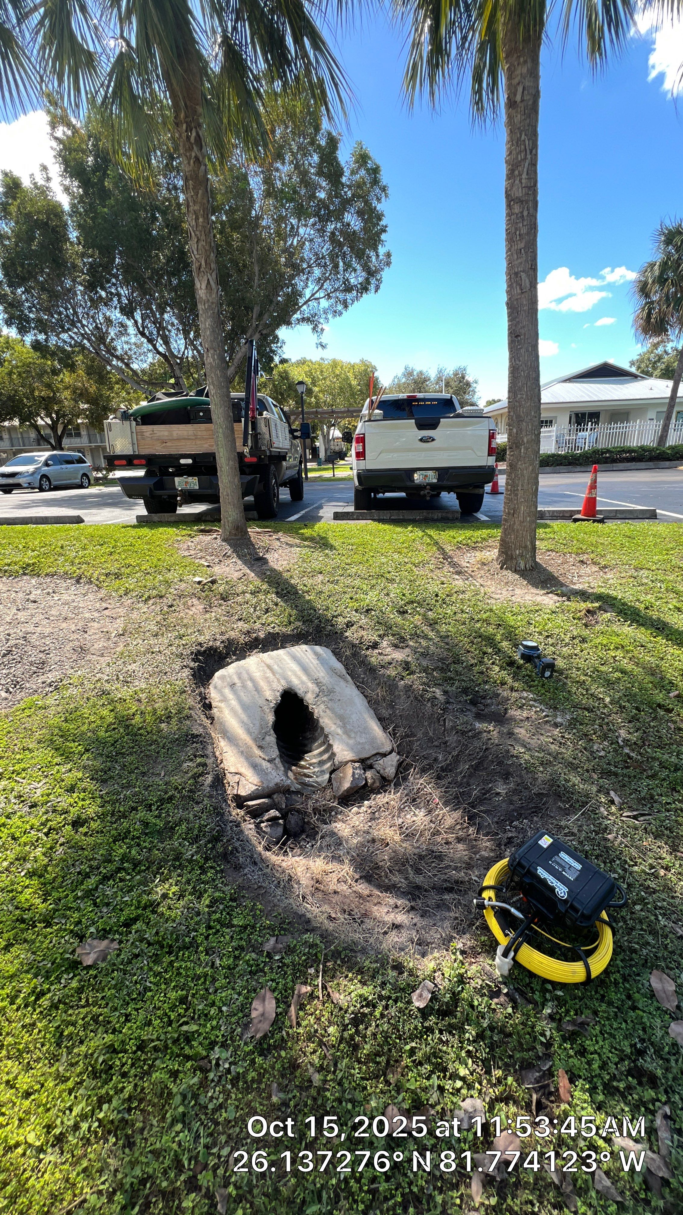 Naples Apartment Complex Culvert Cleaning by APS Power & Water