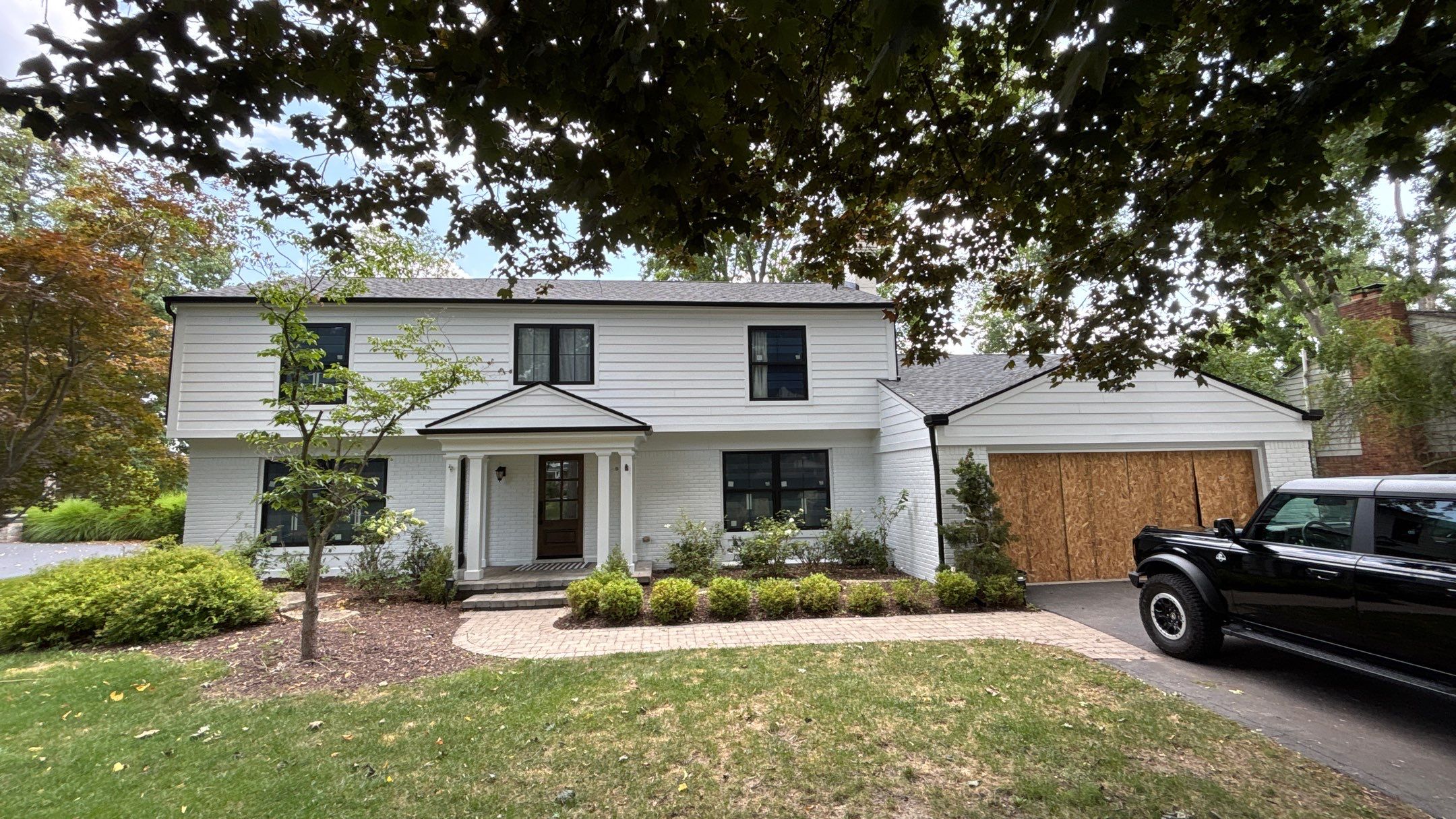 Siding Replacement using Hardie Plank S8 1/4"  Arctic White by 180 Contractors