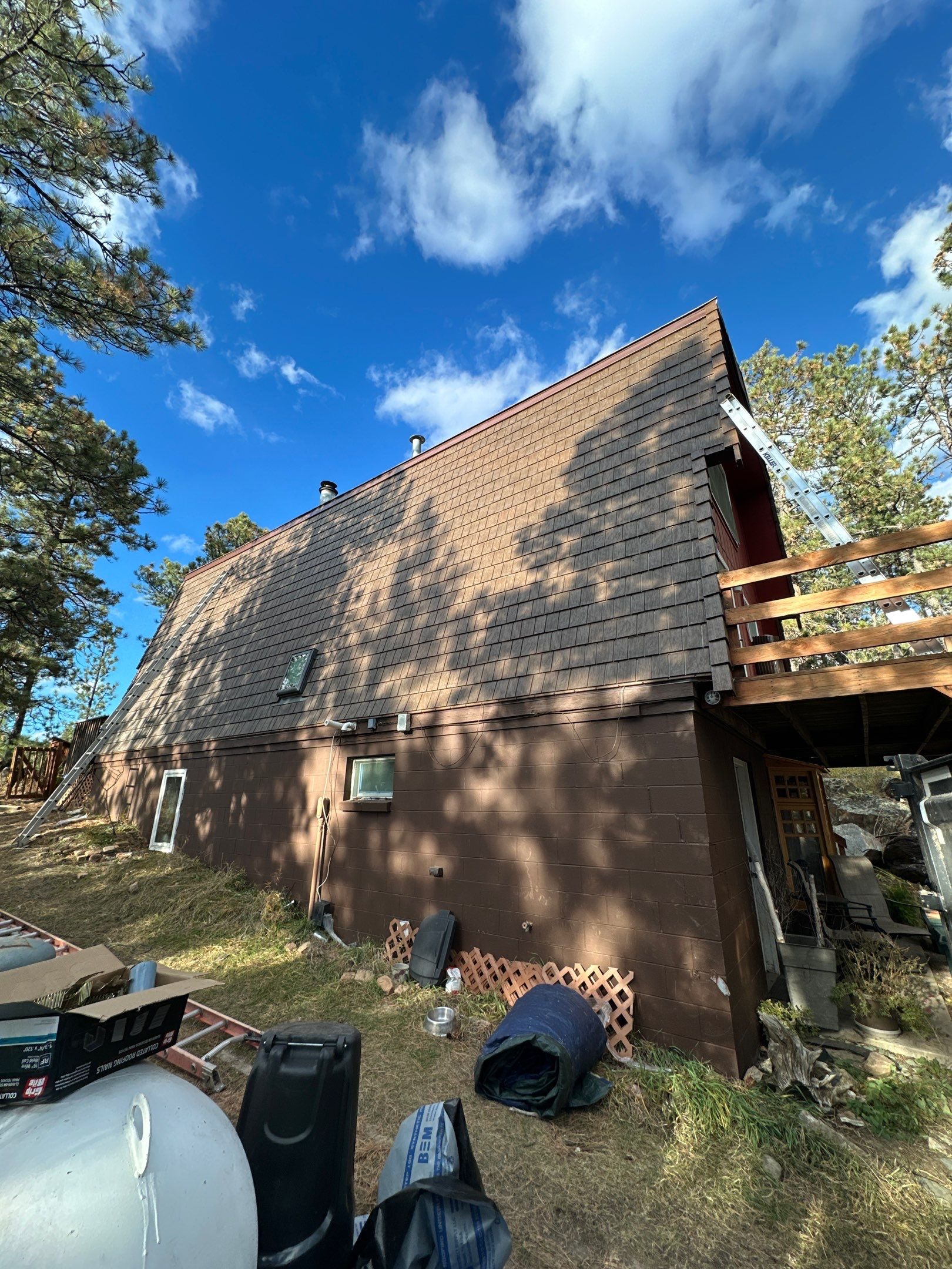 Brown Euroshield Beaumont Shake HP Roof Install by Weather-Tite Exteriors LLC