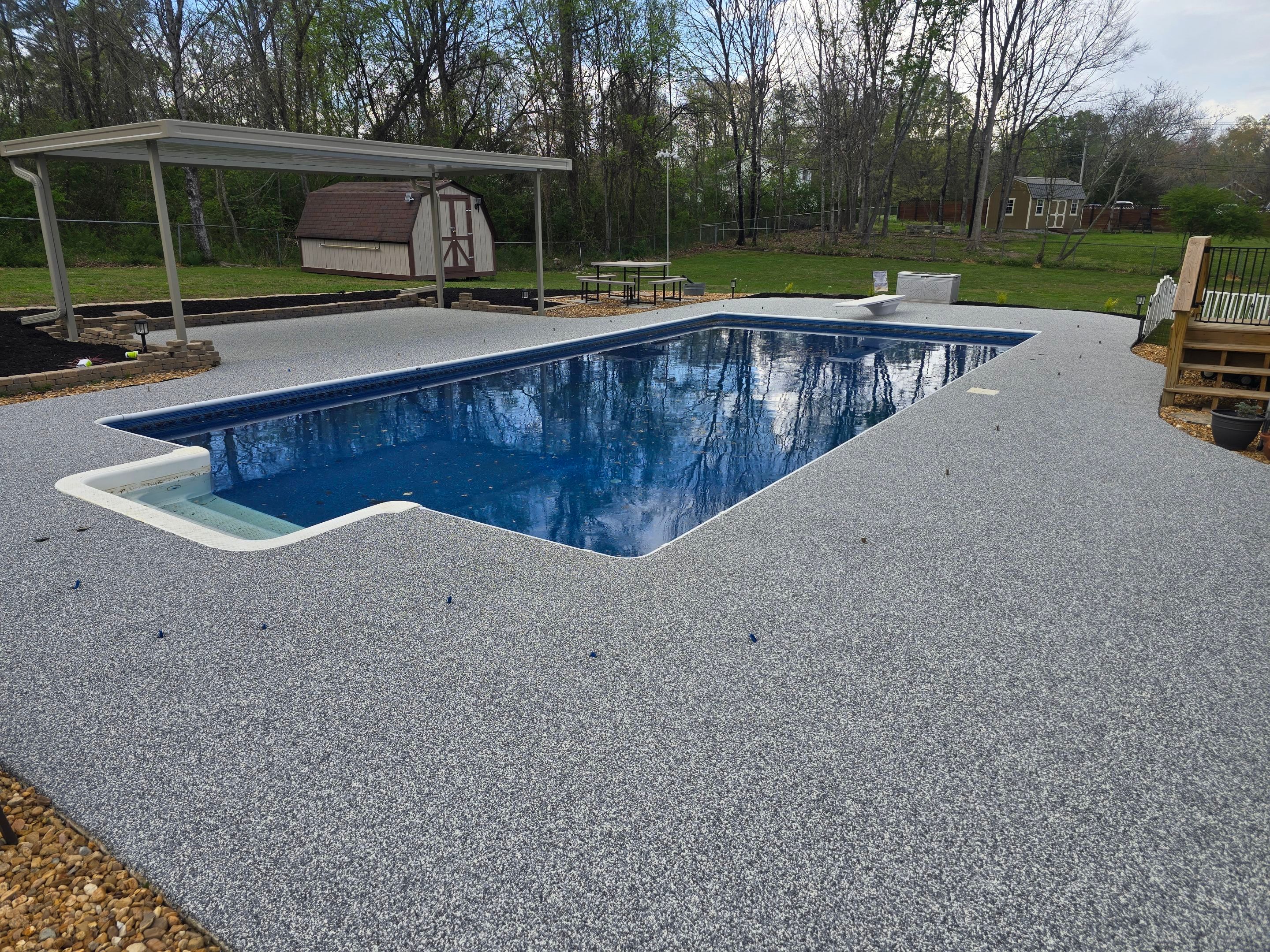 Pool Deck using Sterling by Elite Floor Solutions