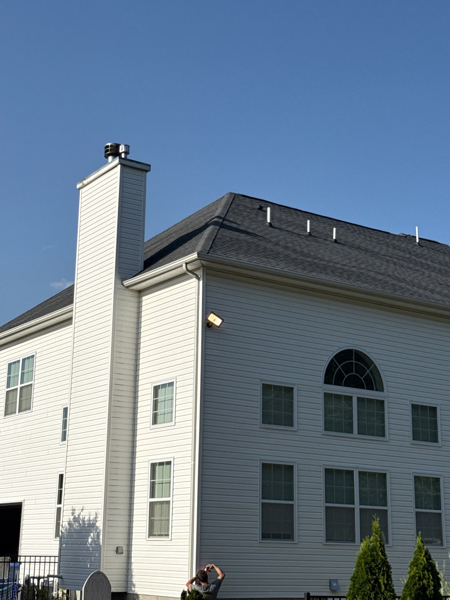 Weatherproof GFCI Outlet and floodlight Installation by Spartan Home Pros