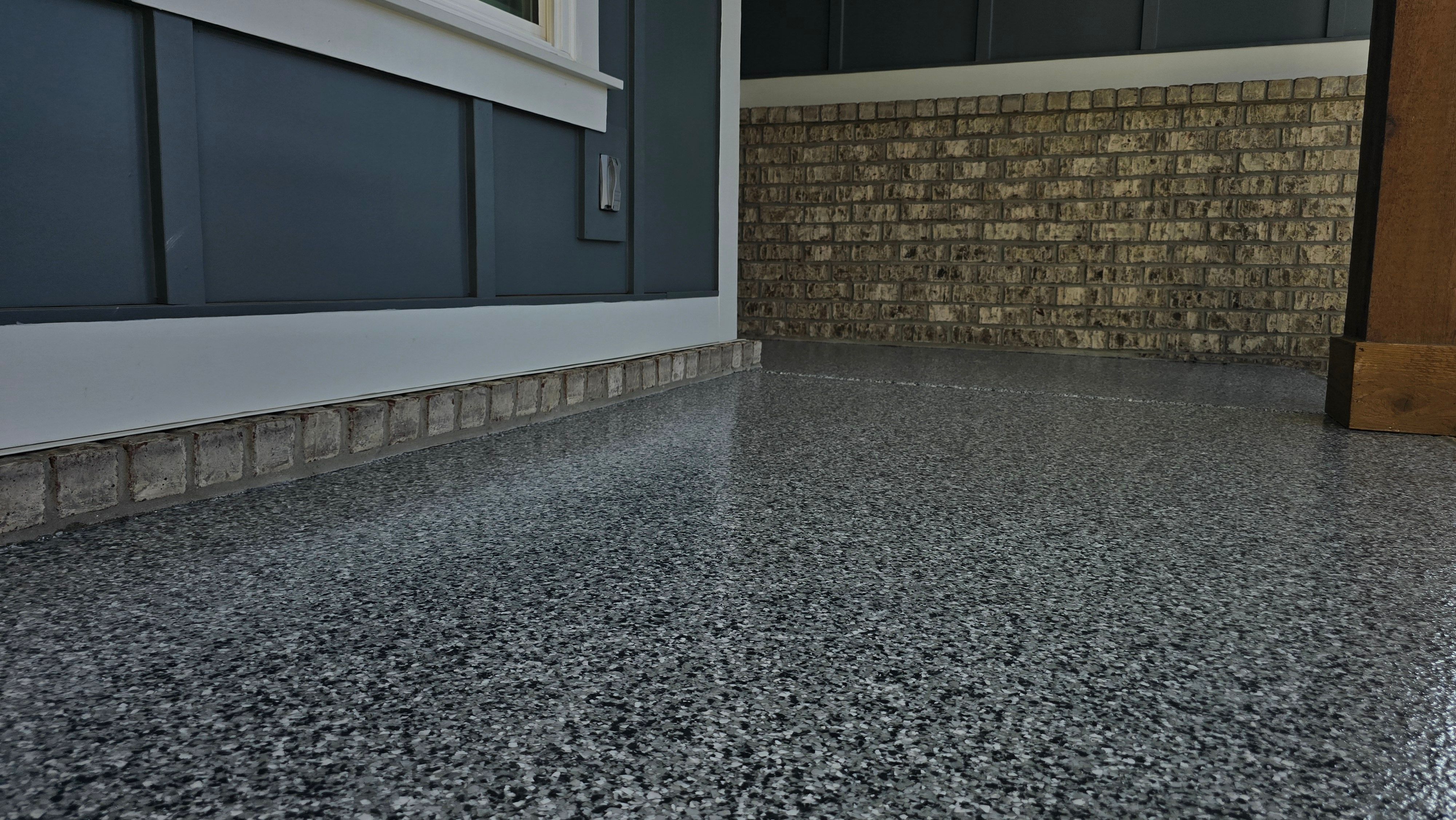 Porch, Patio, & Garage Completed Using Gravel by Elite Floor Solutions