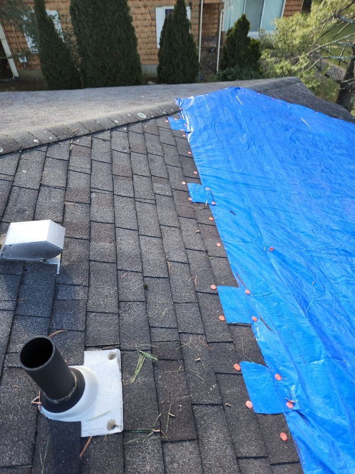 Residential Roofing Installation using Owens Corning TruDefinition Onyx Black by A Plus Exterior