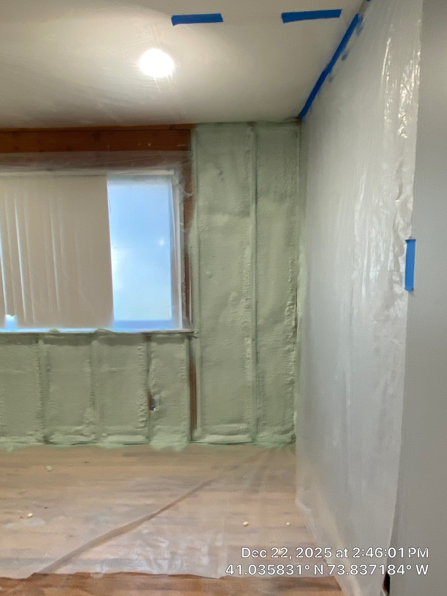 Exterior Walls Using Closed-Cell Spray Foam by NYS Foam & Energy