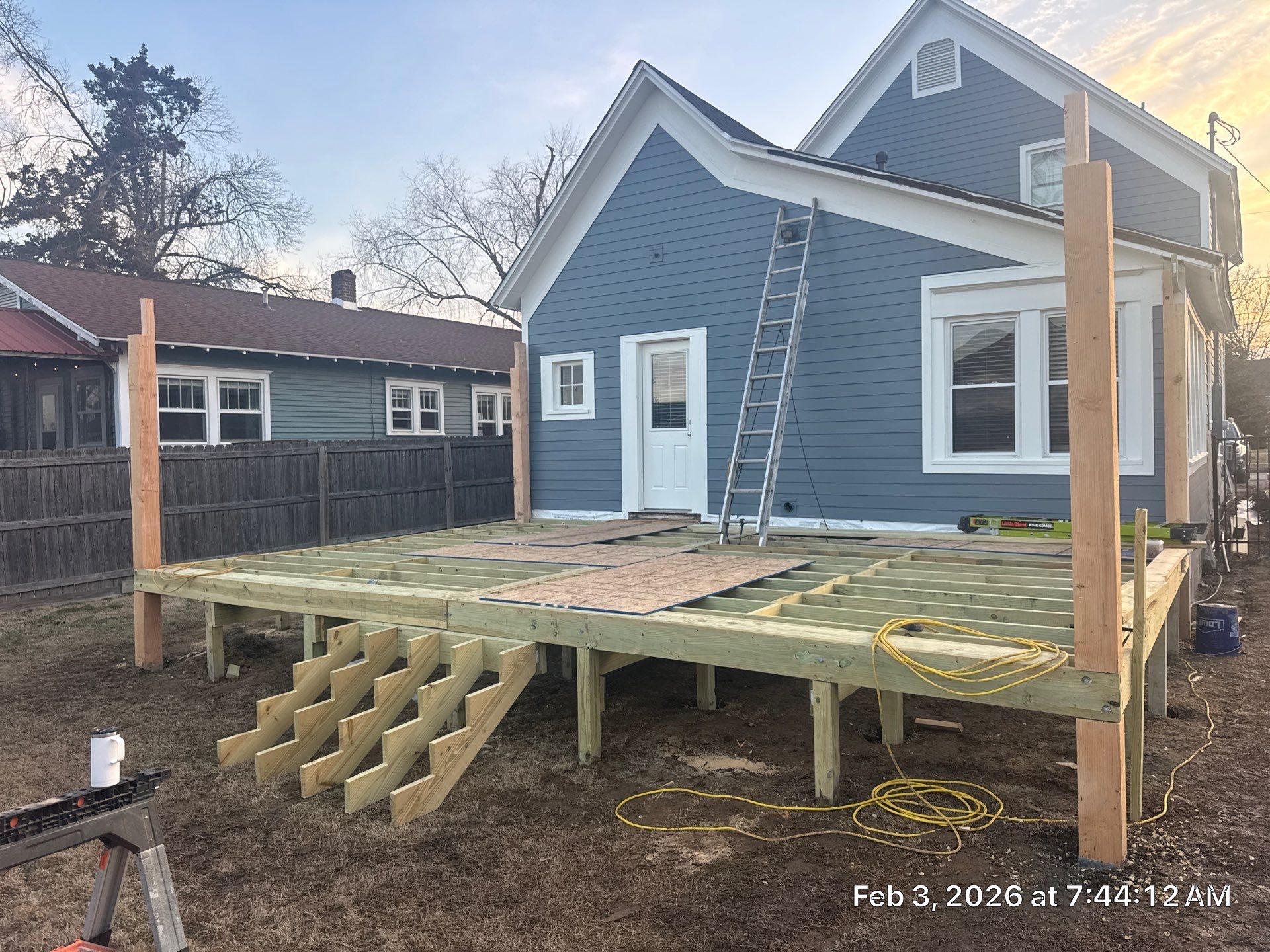 Siding, New Deck and Paint - Rogers by Complete Roofing and Restoration Solutions