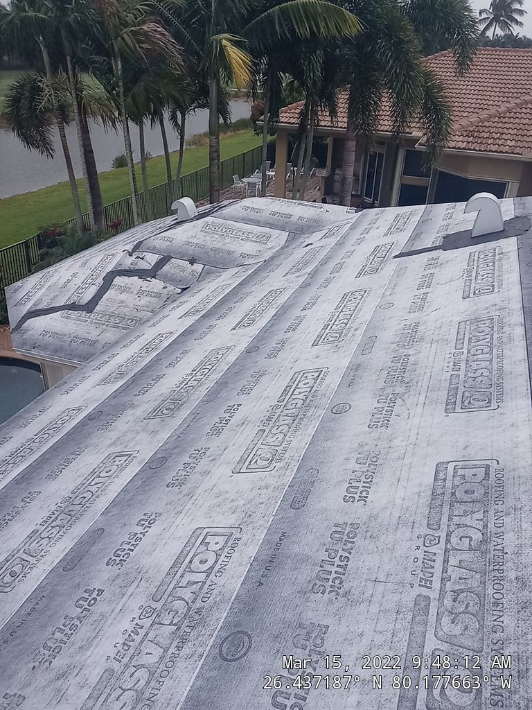 Residential Roofing Installation using Eagle Roofing Tile by BLUES BROTHERS ROOFING