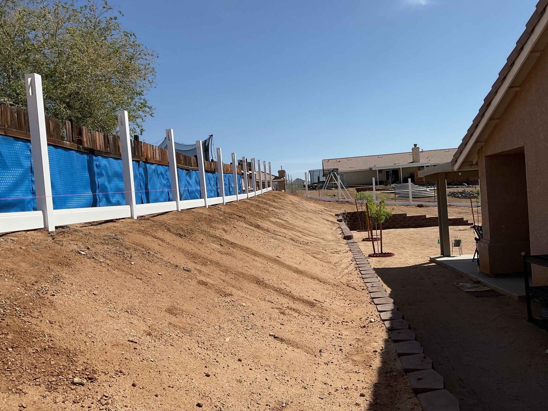 Fence Installation using Vinyl by Fence Guys Inc. 