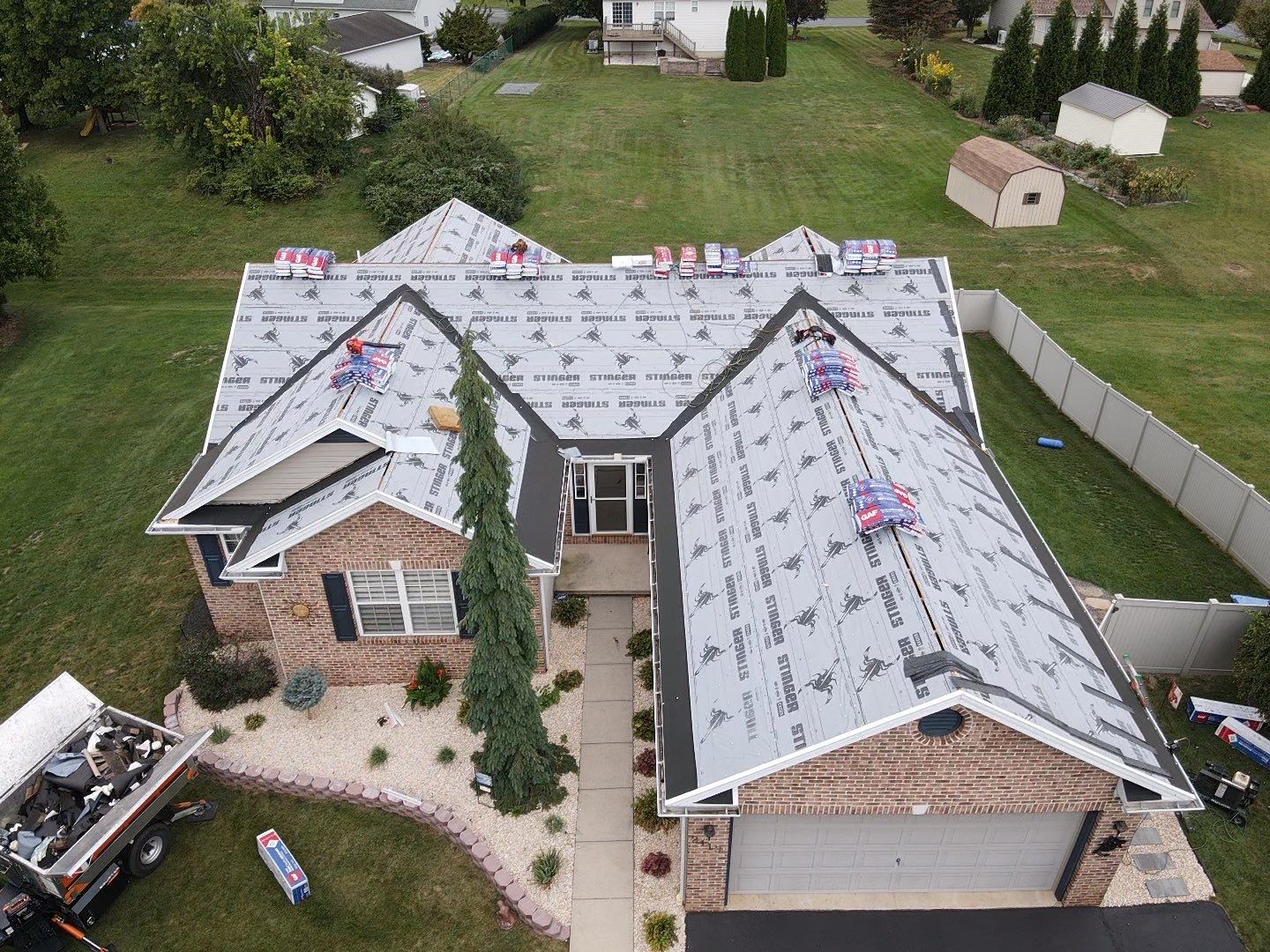 GAF Timberline HDZ Architectural Shingle Roof Replacement in Chambersburg by Teflon Roofing