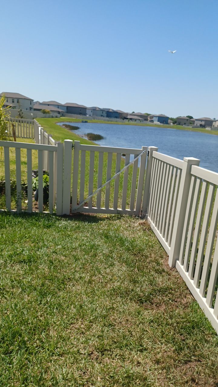 Sun City 6 ft. Tall Tan Vinyl Privacy Fence by Asap fence and gates, LLC