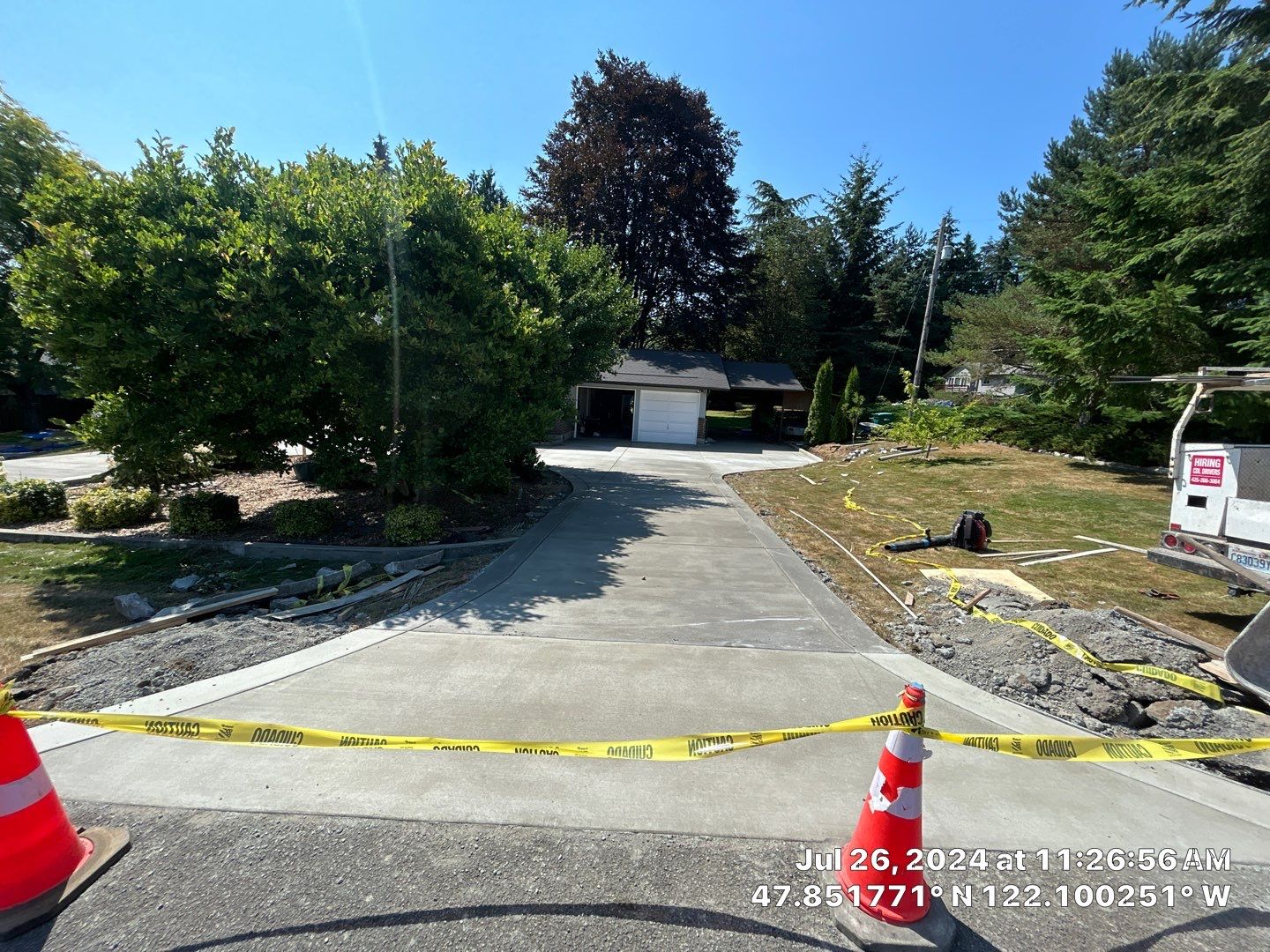 Rodd | Concrete Driveway Extentension by Jireh Asphalt & Concrete Inc 