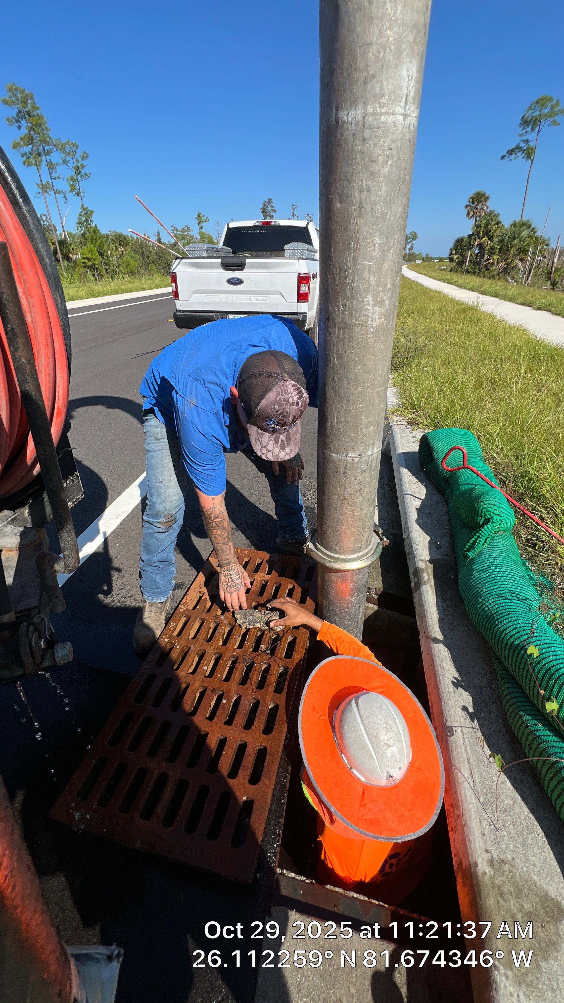 New Construction Road off Rattlesnake in Naples by Don Mar, Inc. Storm Water Solutions