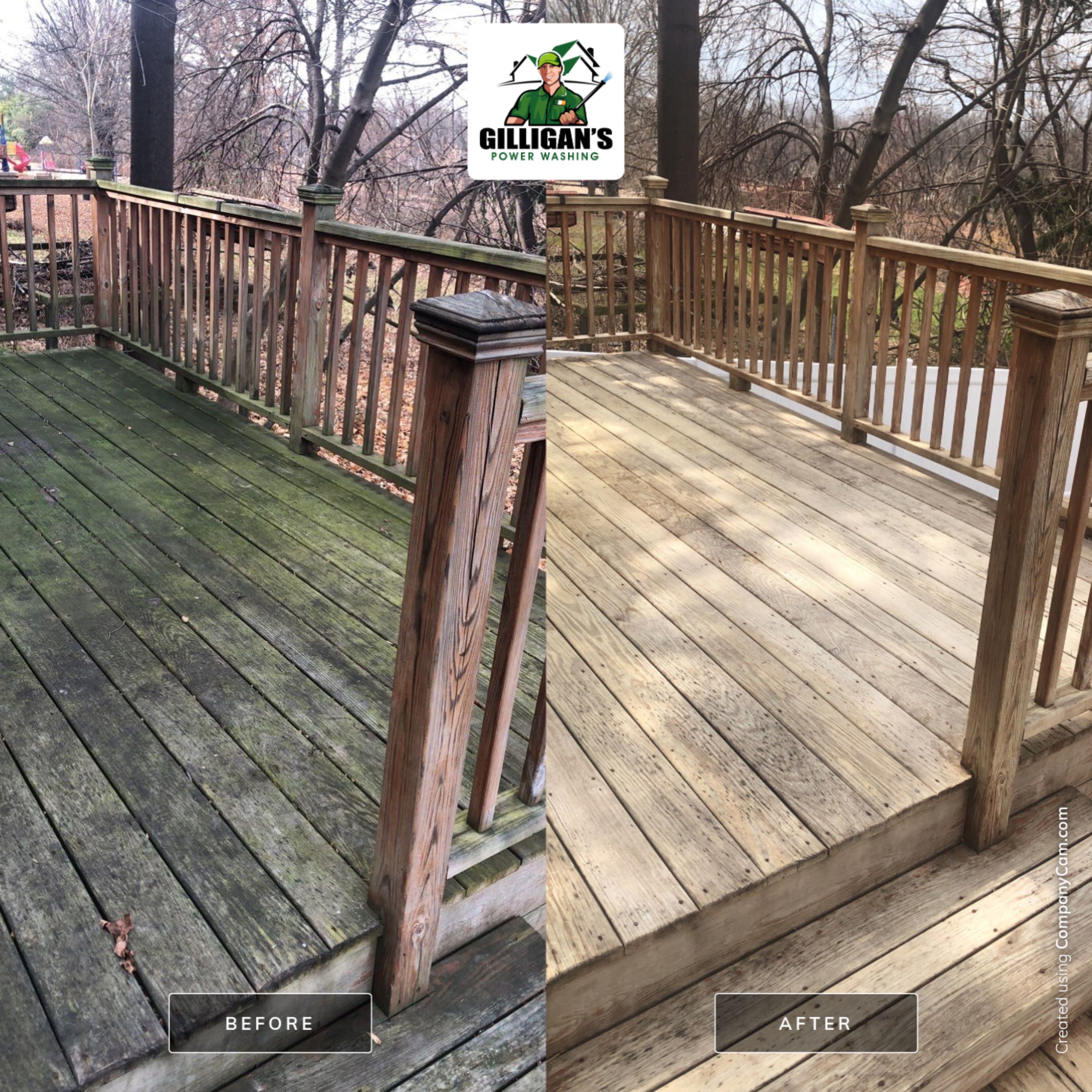 Exterior Cleaning using Softwashing by Gilligan’s Power washing