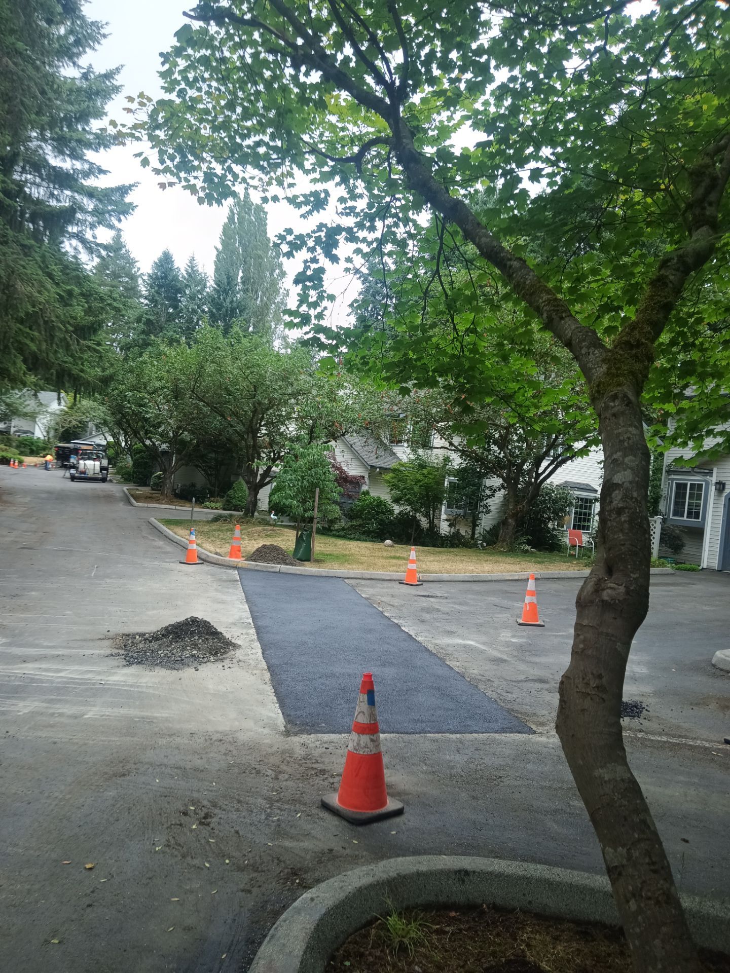 Curb Repaint | Seattle  by Jireh Asphalt & Concrete Inc 